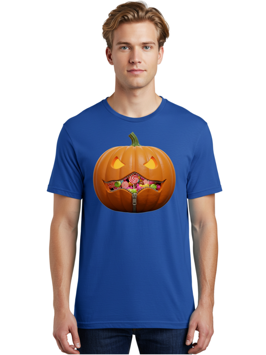 Jack-O-Lantern-Candy Men'S Graphic Tee, 100% Cotton, Comfortable Casual Summer Wear, Machine Washable, Vintage Camera, Old Camera, Antique Camera, Black Camera, Classic Photography, Photography Equipment, Nostalgic Device, Film Camera, Bam700