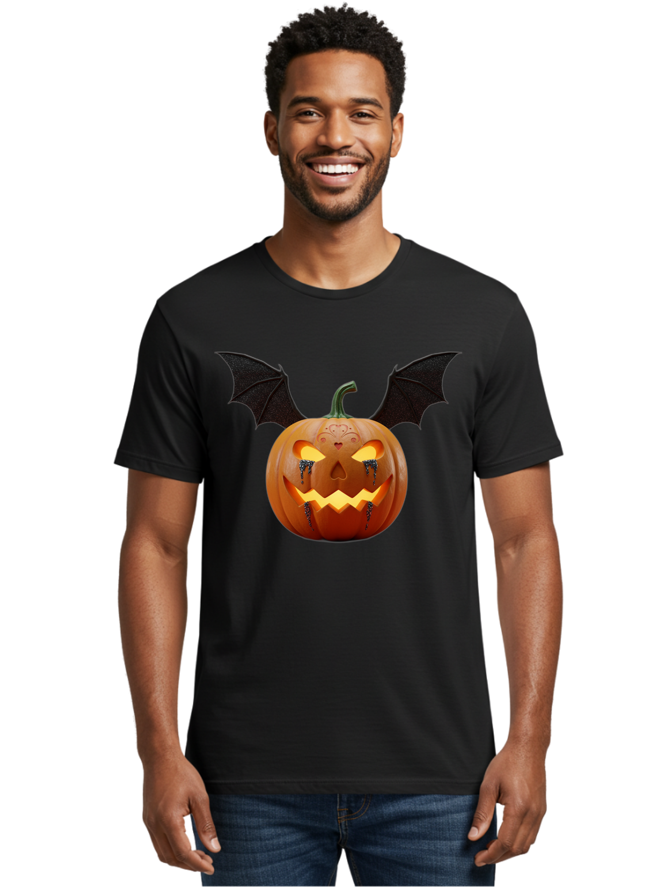Jack-O-Lantern-Vampire Men'S Graphic Tee, 100% Cotton, Comfortable Casual Summer Wear, Machine Washable, Vintage Camera, Old Camera, Antique Camera, Black Camera, Classic Photography, Photography Equipment, Nostalgic Device, Film Camera, Bam701