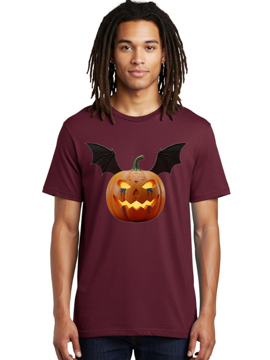 Jack-O-Lantern-Vampire Men'S Graphic Tee, 100% Cotton, Comfortable Casual Summer Wear, Machine Washable, Vintage Camera, Old Camera, Antique Camera, Black Camera, Classic Photography, Photography Equipment, Nostalgic Device, Film Camera, Bam701