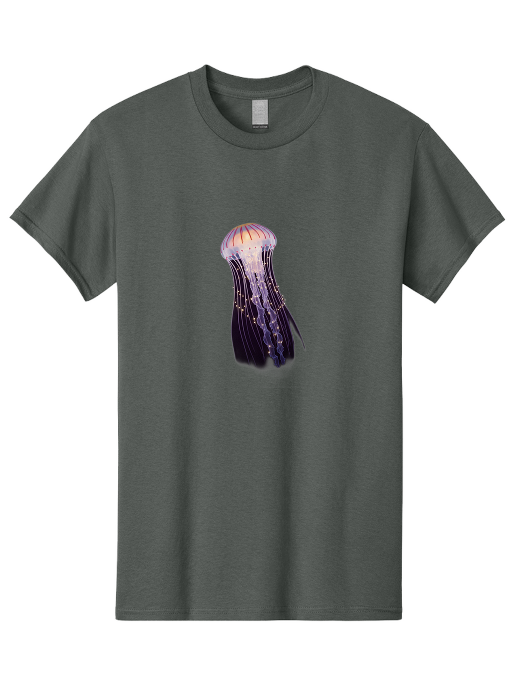 Jellyfish-2 Men'S Graphic Tee, 100% Cotton, Comfortable Casual Summer Wear, Machine Washable, Vintage Camera, Old Camera, Antique Camera, Black Camera, Classic Photography, Photography Equipment, Nostalgic Device, Film Camera, Camera Art Bam704