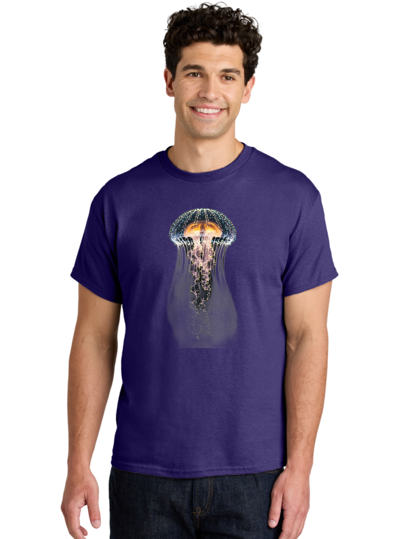Jellyfish Men'S Graphic Tee, 100% Cotton, Comfortable Casual Summer Wear, Machine Washable, Vintage Camera, Old Camera, Antique Camera, Black Camera, Classic Photography, Photography Equipment, Nostalgic Device, Film Camera, Camera Art Bam706