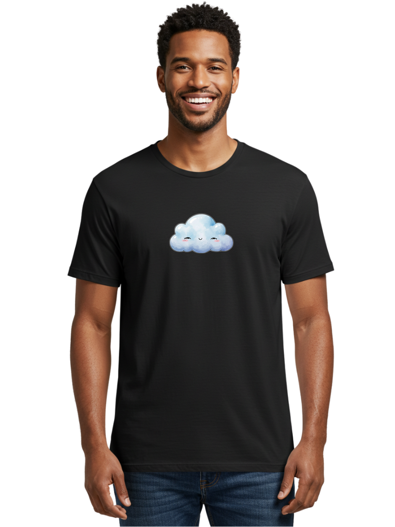 Kawaii-Cloud Men'S Graphic Tee, 100% Cotton, Comfortable Casual Summer Wear, Machine Washable, Vintage Camera, Old Camera, Antique Camera, Black Camera, Classic Photography, Photography Equipment, Nostalgic Device, Film Camera, Camera Art Bam709
