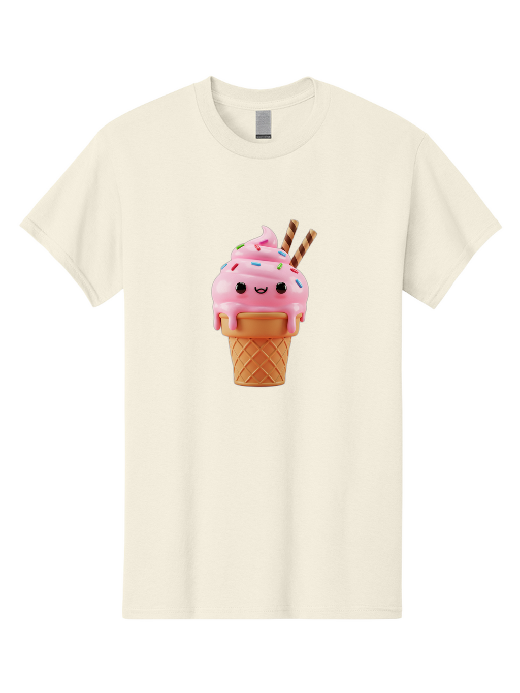 Kawaii-Ice-Cream Men'S Graphic Tee, 100% Cotton, Comfortable Casual Summer Wear, Machine Washable, Vintage Camera, Old Camera, Antique Camera, Black Camera, Classic Photography, Photography Equipment, Nostalgic Device, Film Camera, Camera Art Bam710