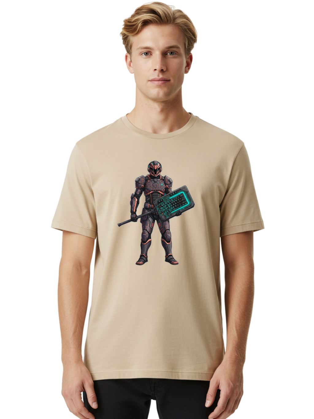 Keyboard-Warrior-1 Men'S Graphic Tee, 100% Cotton, Comfortable Casual Summer Wear, Machine Washable, Vintage Camera, Old Camera, Antique Camera, Black Camera, Classic Photography, Photography Equipment, Nostalgic Device, Film Camera, Bam712