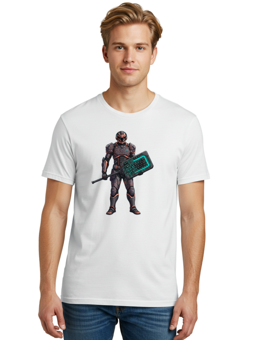 Keyboard-Warrior-1 Men'S Graphic Tee, 100% Cotton, Comfortable Casual Summer Wear, Machine Washable, Vintage Camera, Old Camera, Antique Camera, Black Camera, Classic Photography, Photography Equipment, Nostalgic Device, Film Camera, Bam712
