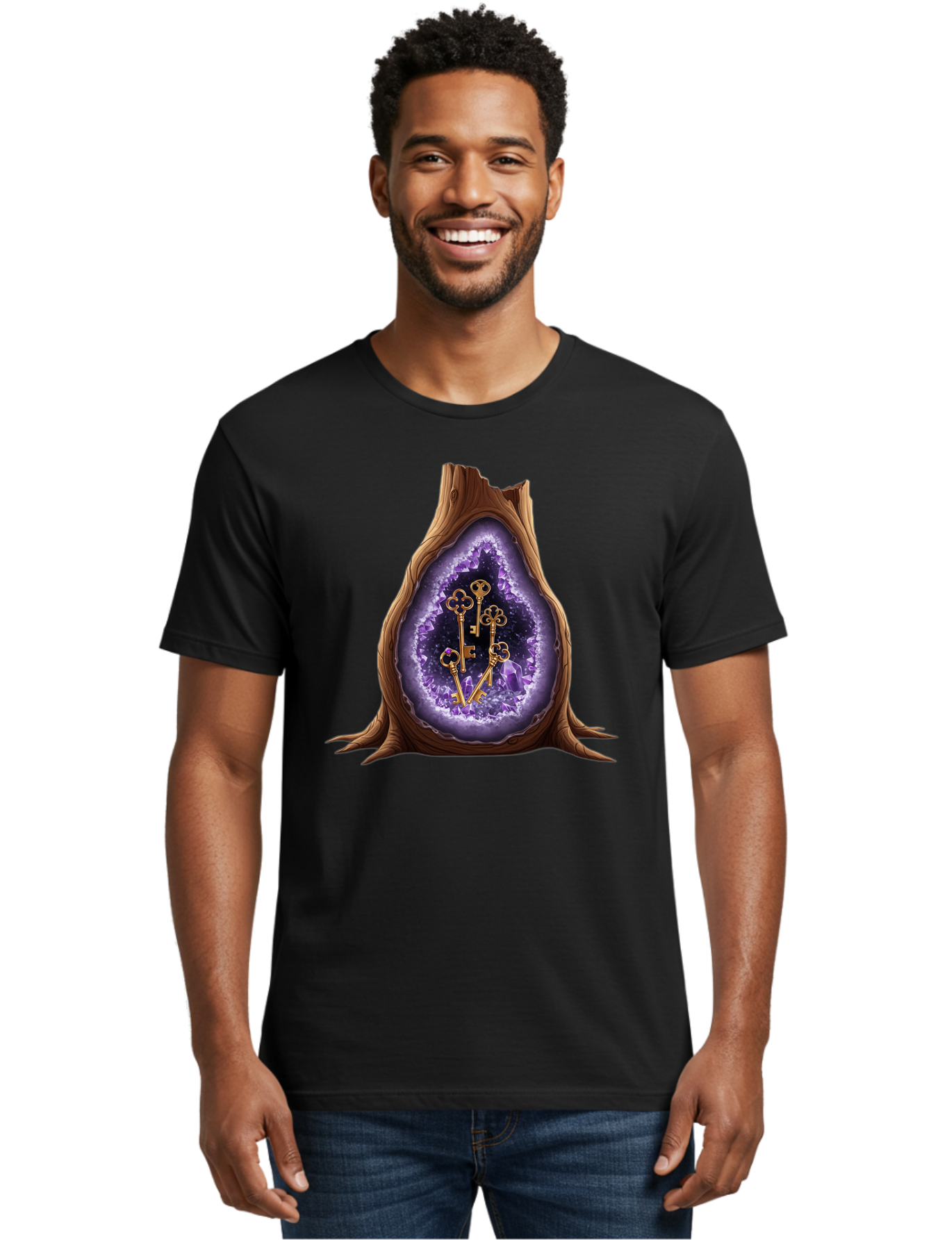 Keys-In-Geode Men'S Graphic Tee, 100% Cotton, Comfortable Casual Summer Wear, Machine Washable, Vintage Camera, Old Camera, Antique Camera, Black Camera, Classic Photography, Photography Equipment, Nostalgic Device, Film Camera, Camera Art Bam714