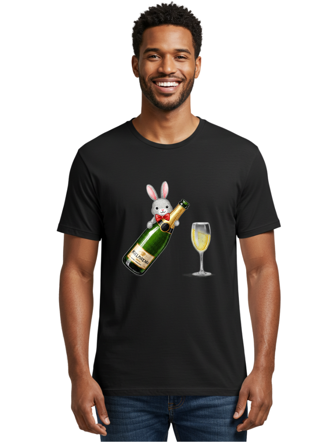 Kilimanko-Champagne Men'S Graphic Tee, 100% Cotton, Comfortable Casual Summer Wear, Machine Washable, Vintage Camera, Old Camera, Antique Camera, Black Camera, Classic Photography, Photography Equipment, Nostalgic Device, Film Camera, Bam715