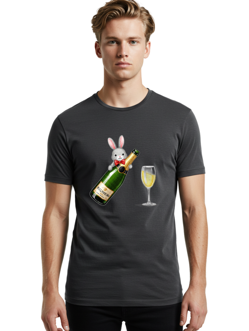 Kilimanko-Champagne Men'S Graphic Tee, 100% Cotton, Comfortable Casual Summer Wear, Machine Washable, Vintage Camera, Old Camera, Antique Camera, Black Camera, Classic Photography, Photography Equipment, Nostalgic Device, Film Camera, Bam715