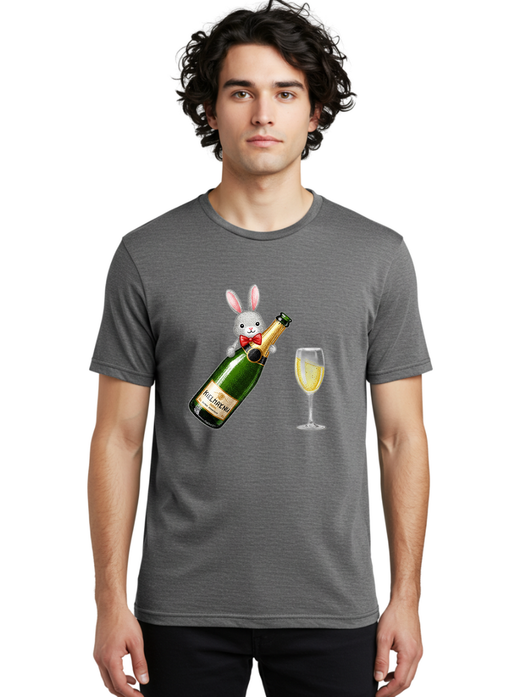 Kilimanko-Champagne Men'S Graphic Tee, 100% Cotton, Comfortable Casual Summer Wear, Machine Washable, Vintage Camera, Old Camera, Antique Camera, Black Camera, Classic Photography, Photography Equipment, Nostalgic Device, Film Camera, Bam715
