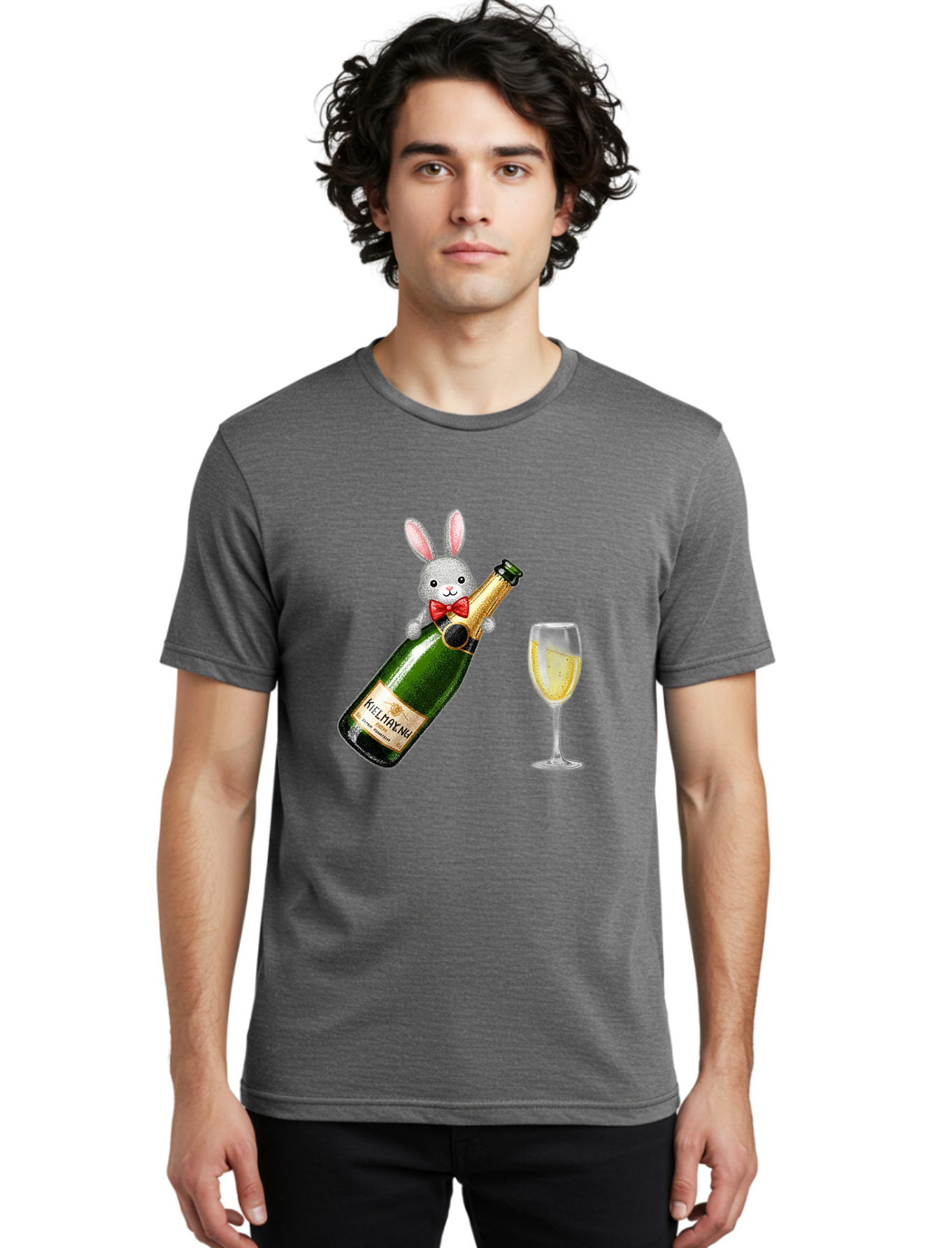 Kilimanko-Champagne Men'S Graphic Tee, 100% Cotton, Comfortable Casual Summer Wear, Machine Washable, Vintage Camera, Old Camera, Antique Camera, Black Camera, Classic Photography, Photography Equipment, Nostalgic Device, Film Camera, Bam715