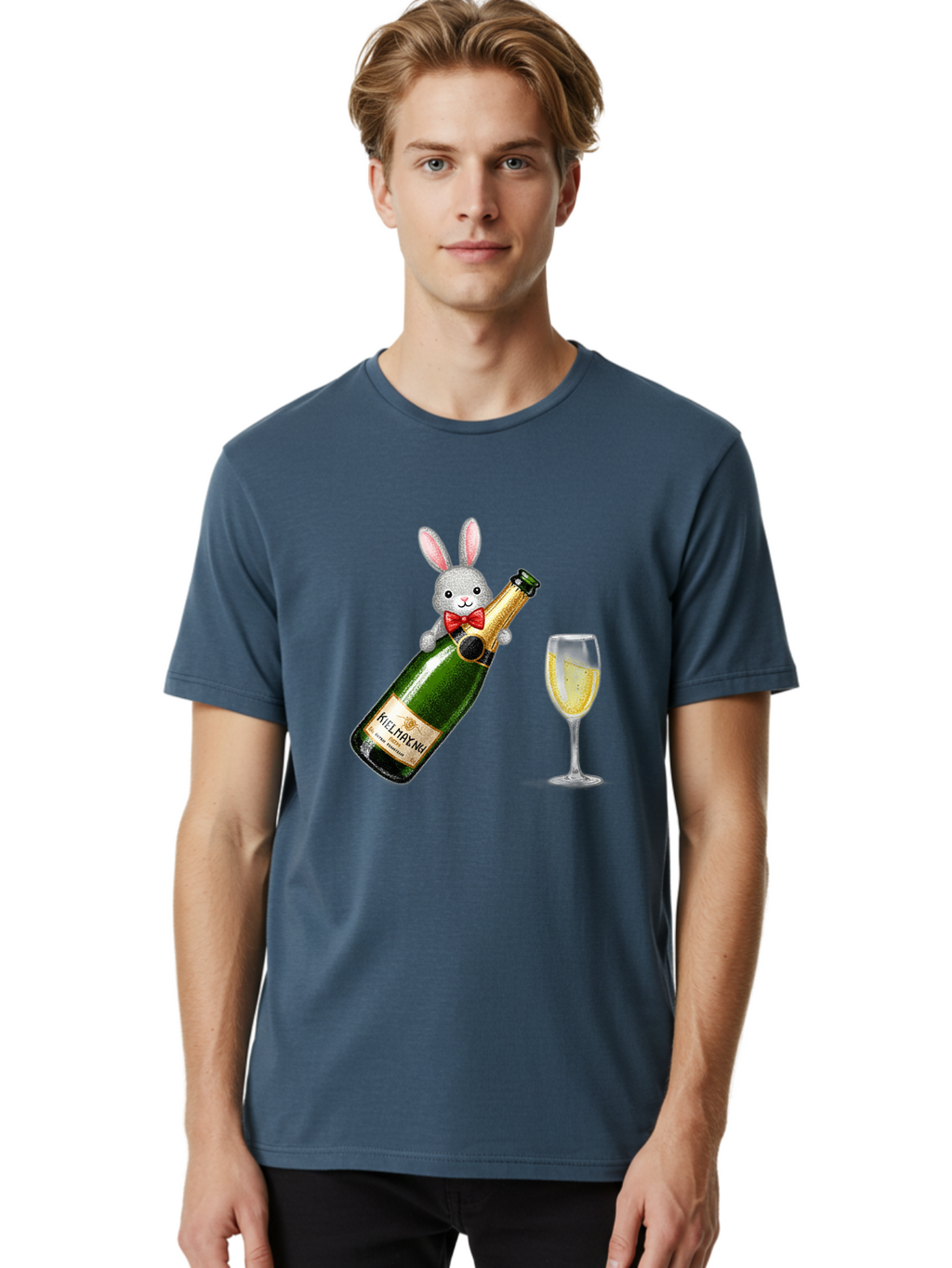 Kilimanko-Champagne Men'S Graphic Tee, 100% Cotton, Comfortable Casual Summer Wear, Machine Washable, Vintage Camera, Old Camera, Antique Camera, Black Camera, Classic Photography, Photography Equipment, Nostalgic Device, Film Camera, Bam715