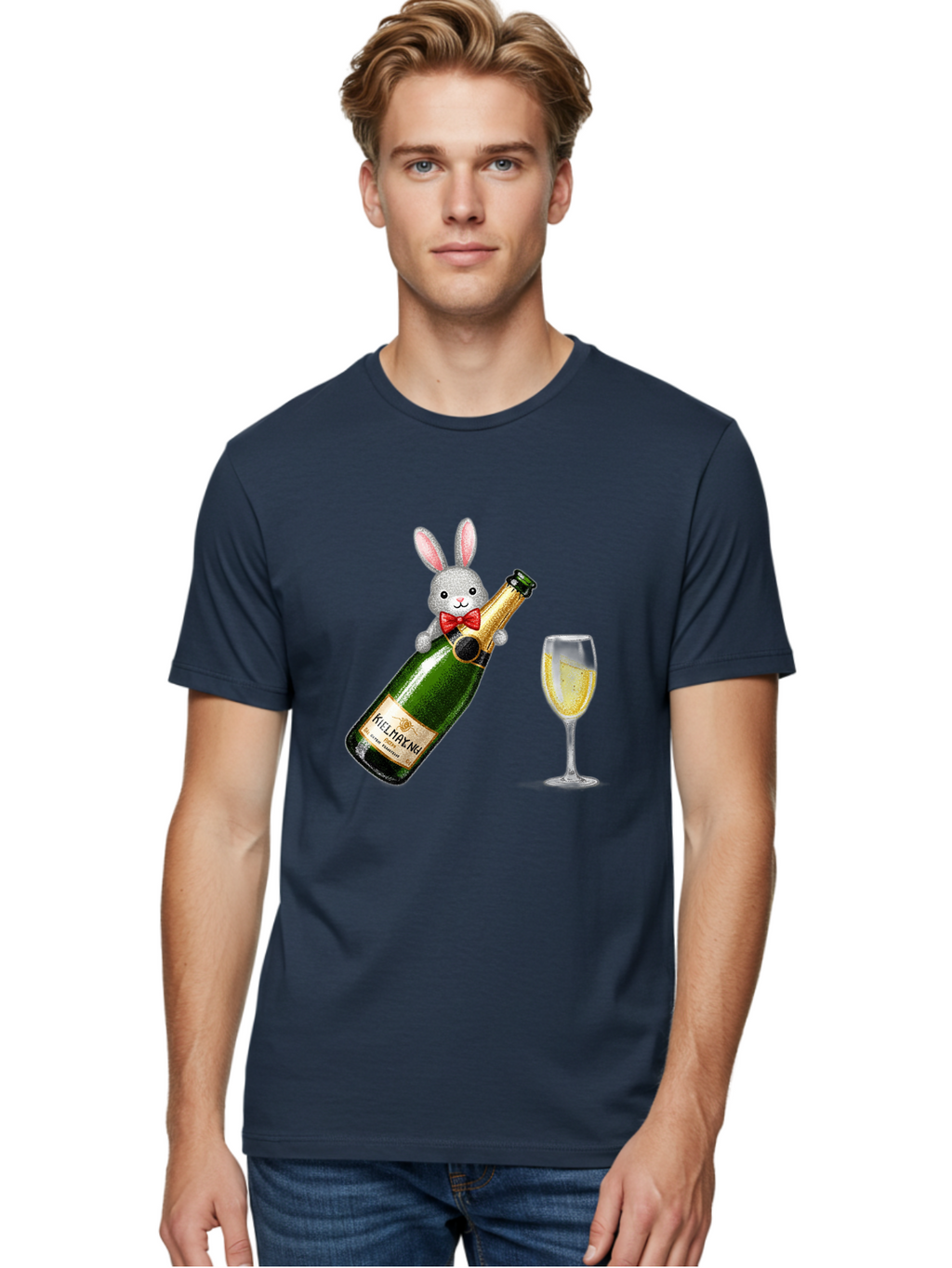 Kilimanko-Champagne Men'S Graphic Tee, 100% Cotton, Comfortable Casual Summer Wear, Machine Washable, Vintage Camera, Old Camera, Antique Camera, Black Camera, Classic Photography, Photography Equipment, Nostalgic Device, Film Camera, Bam715