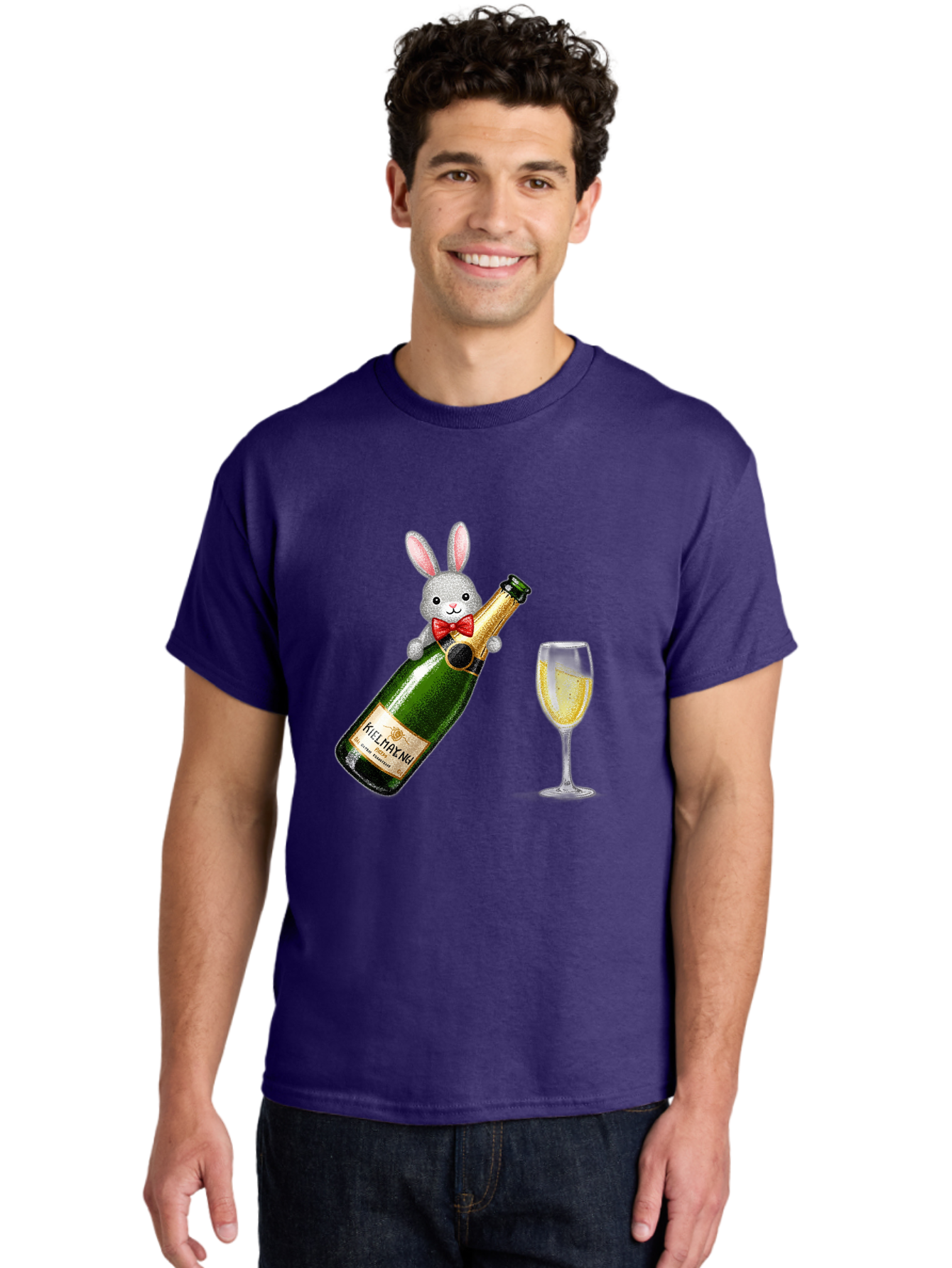 Kilimanko-Champagne Men'S Graphic Tee, 100% Cotton, Comfortable Casual Summer Wear, Machine Washable, Vintage Camera, Old Camera, Antique Camera, Black Camera, Classic Photography, Photography Equipment, Nostalgic Device, Film Camera, Bam715
