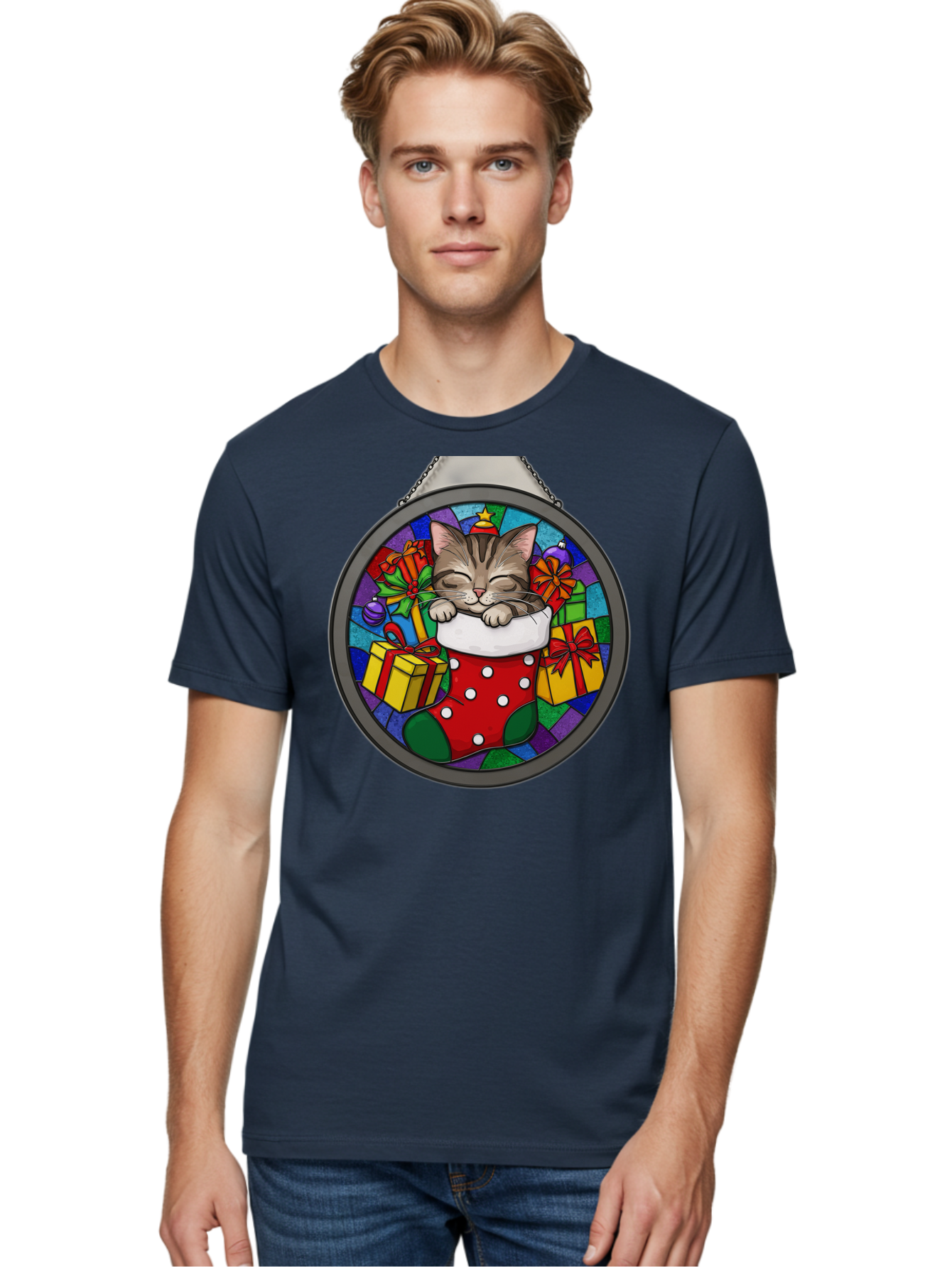 Kitten-In-Christmas-Stocking Men'S Graphic Tee, 100% Cotton, Comfortable Casual Summer Wear, Machine Washable, Vintage Camera, Old Camera, Antique Camera, Black Camera, Classic Photography, Photography Equipment, Nostalgic Device, Film Camera, Bam718