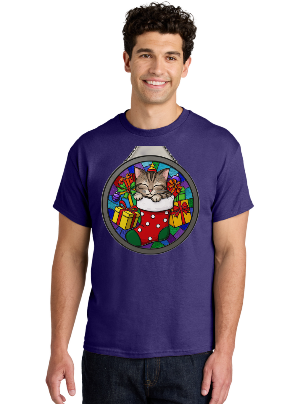 Kitten-In-Christmas-Stocking Men'S Graphic Tee, 100% Cotton, Comfortable Casual Summer Wear, Machine Washable, Vintage Camera, Old Camera, Antique Camera, Black Camera, Classic Photography, Photography Equipment, Nostalgic Device, Film Camera, Bam718