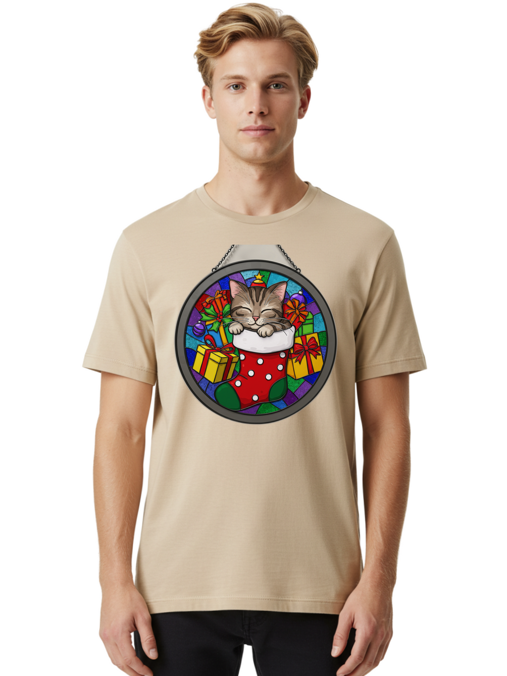 Kitten-In-Christmas-Stocking Men'S Graphic Tee, 100% Cotton, Comfortable Casual Summer Wear, Machine Washable, Vintage Camera, Old Camera, Antique Camera, Black Camera, Classic Photography, Photography Equipment, Nostalgic Device, Film Camera, Bam718