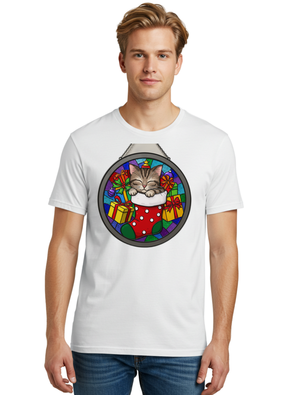 Kitten-In-Christmas-Stocking Men'S Graphic Tee, 100% Cotton, Comfortable Casual Summer Wear, Machine Washable, Vintage Camera, Old Camera, Antique Camera, Black Camera, Classic Photography, Photography Equipment, Nostalgic Device, Film Camera, Bam718