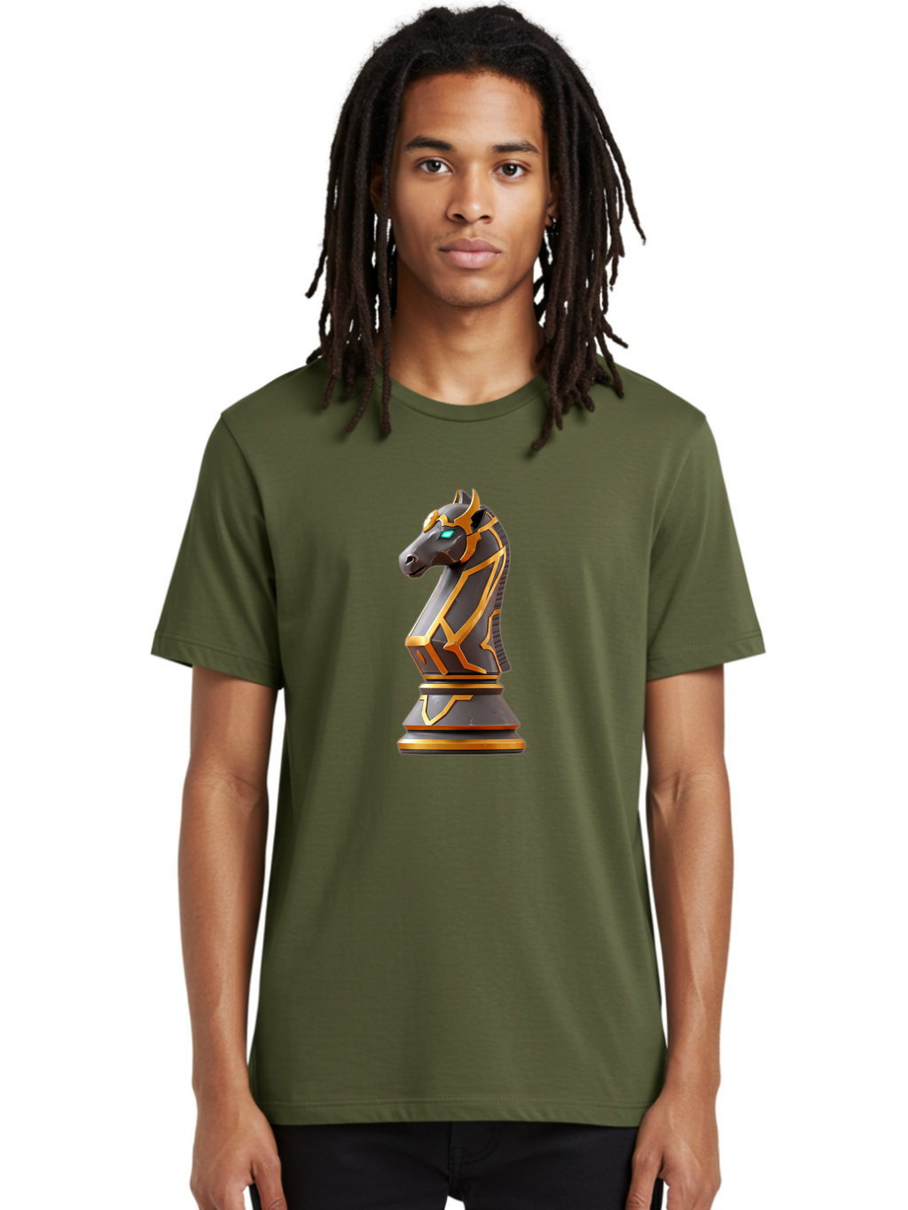 Knight-Chess-Piece Men'S Graphic Tee, 100% Cotton, Comfortable Casual Summer Wear, Machine Washable, Vintage Camera, Old Camera, Antique Camera, Black Camera, Classic Photography, Photography Equipment, Nostalgic Device, Film Camera, Bam721