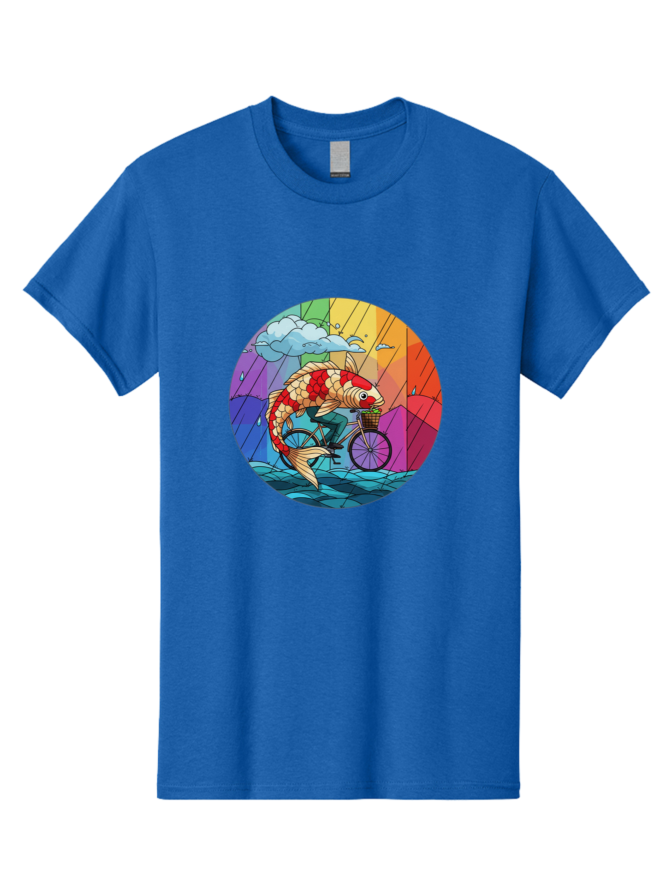 Koi-Fish-Riding-Bicycle Men'S Graphic Tee, 100% Cotton, Comfortable Casual Summer Wear, Machine Washable, Vintage Camera, Old Camera, Antique Camera, Black Camera, Classic Photography, Photography Equipment, Nostalgic Device, Film Camera, Bam723