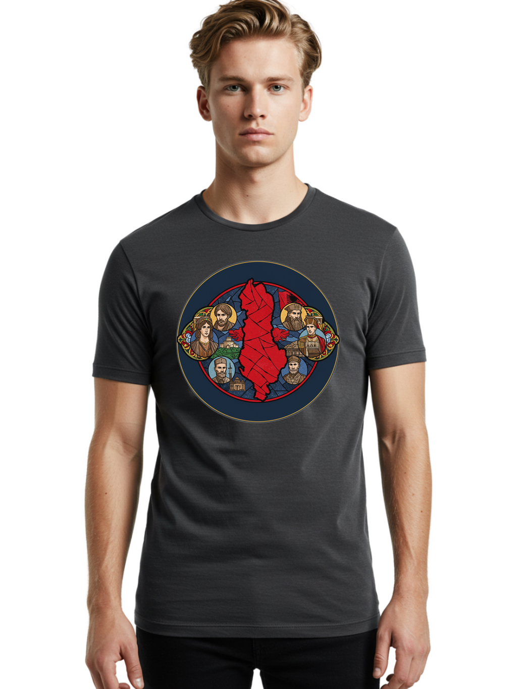 Kosovo-Map-Icon Men'S Graphic Tee, 100% Cotton, Comfortable Casual Summer Wear, Machine Washable, Vintage Camera, Old Camera, Antique Camera, Black Camera, Classic Photography, Photography Equipment, Nostalgic Device, Film Camera, Camera Art Bam724