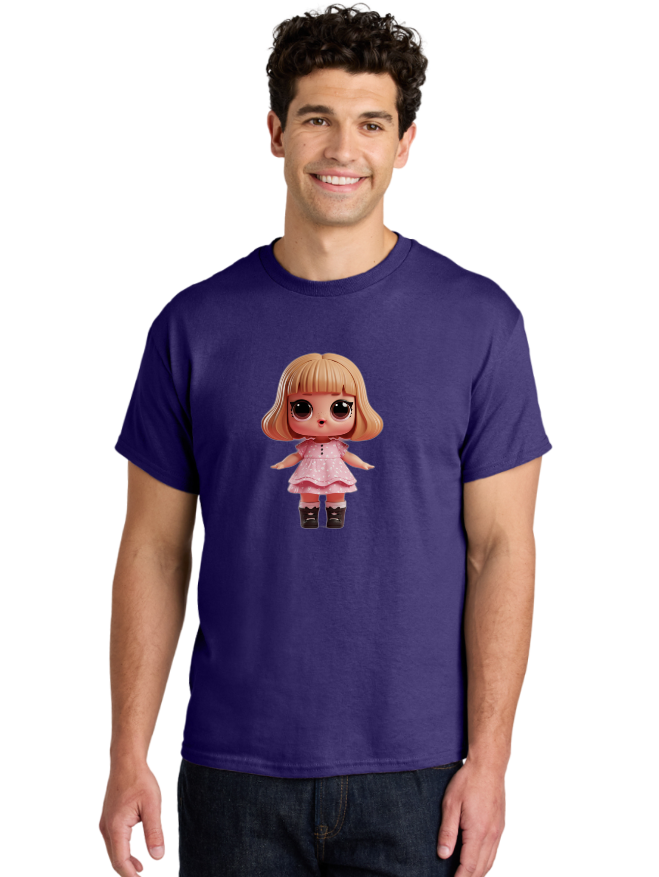 L-O-L-Surprise-Doll Men'S Graphic Tee, 100% Cotton, Comfortable Casual Summer Wear, Machine Washable, Vintage Camera, Old Camera, Antique Camera, Black Camera, Classic Photography, Photography Equipment, Nostalgic Device, Film Camera, Bam725