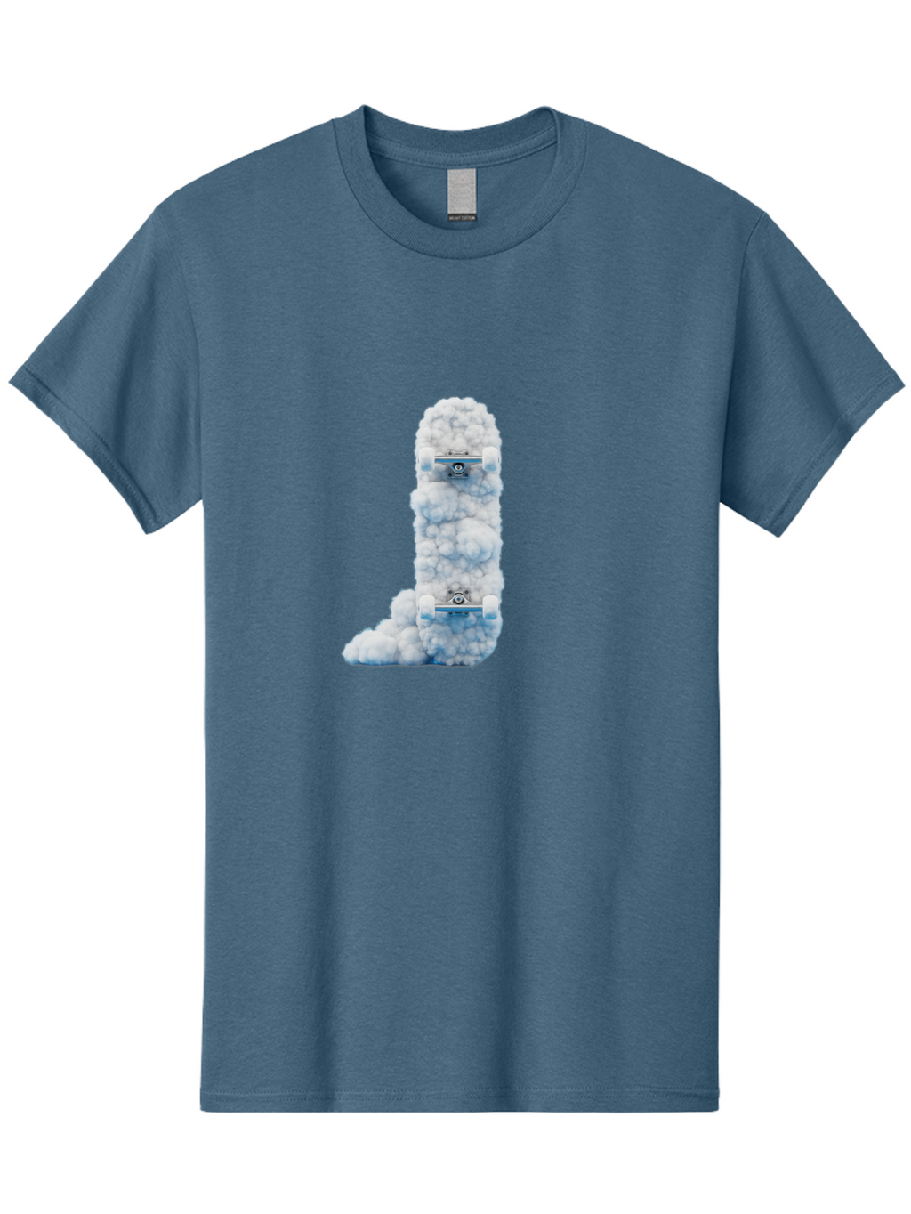 L-Shaped-Skateboards-In-Clouds Men'S Graphic Tee, 100% Cotton, Comfortable Casual Summer Wear, Machine Washable, Vintage Camera, Old Camera, Antique Camera, Black Camera, Classic Photography, Photography Equipment, Nostalgic Device, Bam726