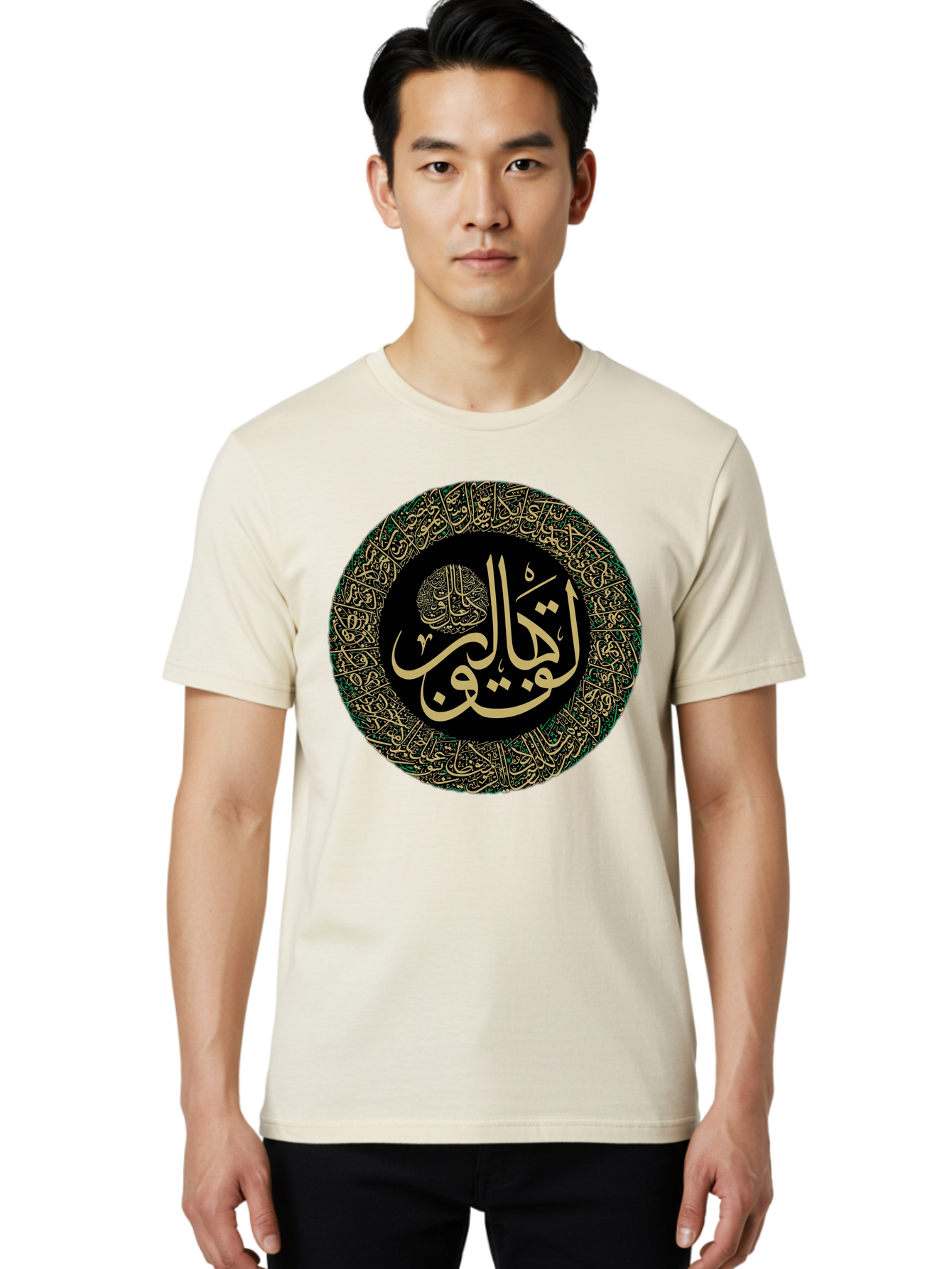 La-Ilaha-Illallah-Muhammadur-Rasoolullah Men'S Graphic Tee, 100% Cotton, Comfortable Casual Summer Wear, Machine Washable, Vintage Camera, Old Camera, Antique Camera, Black Camera, Classic Photography, Photography Equipment, Nostalgic Device, Bam727