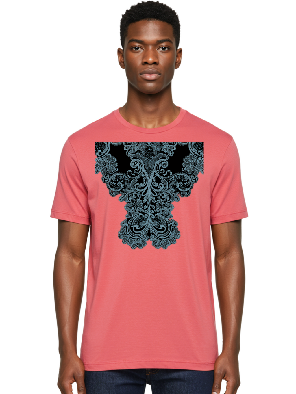 Lace-Trim Men'S Graphic Tee, 100% Cotton, Comfortable Casual Summer Wear, Machine Washable, Vintage Camera, Old Camera, Antique Camera, Black Camera, Classic Photography, Photography Equipment, Nostalgic Device, Film Camera, Camera Art Bam729