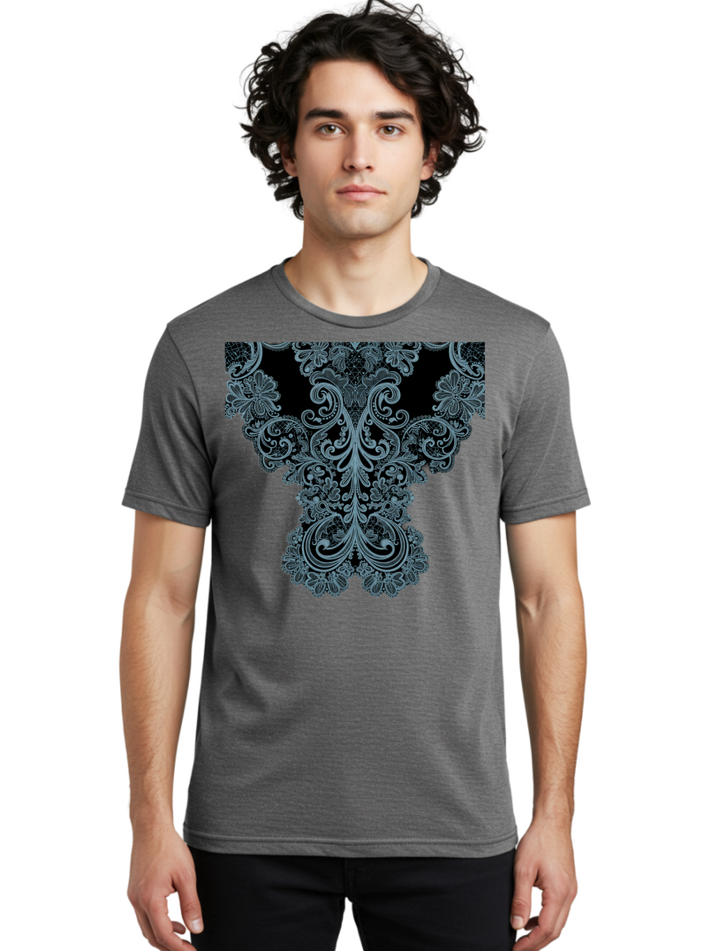 Lace-Trim Men'S Graphic Tee, 100% Cotton, Comfortable Casual Summer Wear, Machine Washable, Vintage Camera, Old Camera, Antique Camera, Black Camera, Classic Photography, Photography Equipment, Nostalgic Device, Film Camera, Camera Art Bam729