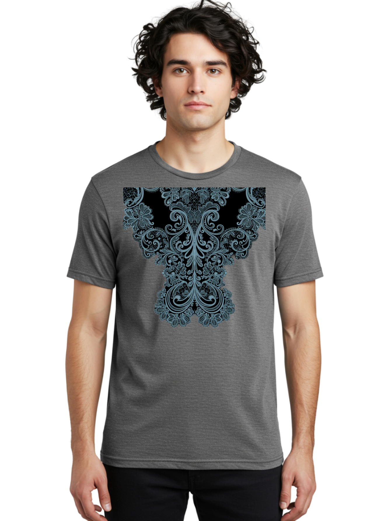 Lace-Trim Men'S Graphic Tee, 100% Cotton, Comfortable Casual Summer Wear, Machine Washable, Vintage Camera, Old Camera, Antique Camera, Black Camera, Classic Photography, Photography Equipment, Nostalgic Device, Film Camera, Camera Art Bam729