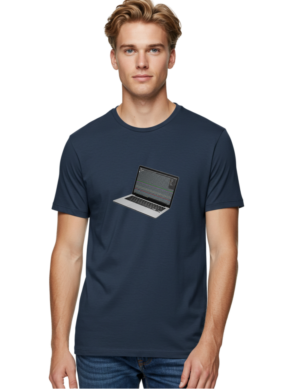Laptop Men'S Graphic Tee, 100% Cotton, Comfortable Casual Summer Wear, Machine Washable, Vintage Camera, Old Camera, Antique Camera, Black Camera, Classic Photography, Photography Equipment, Nostalgic Device, Film Camera, Camera Art Bam731