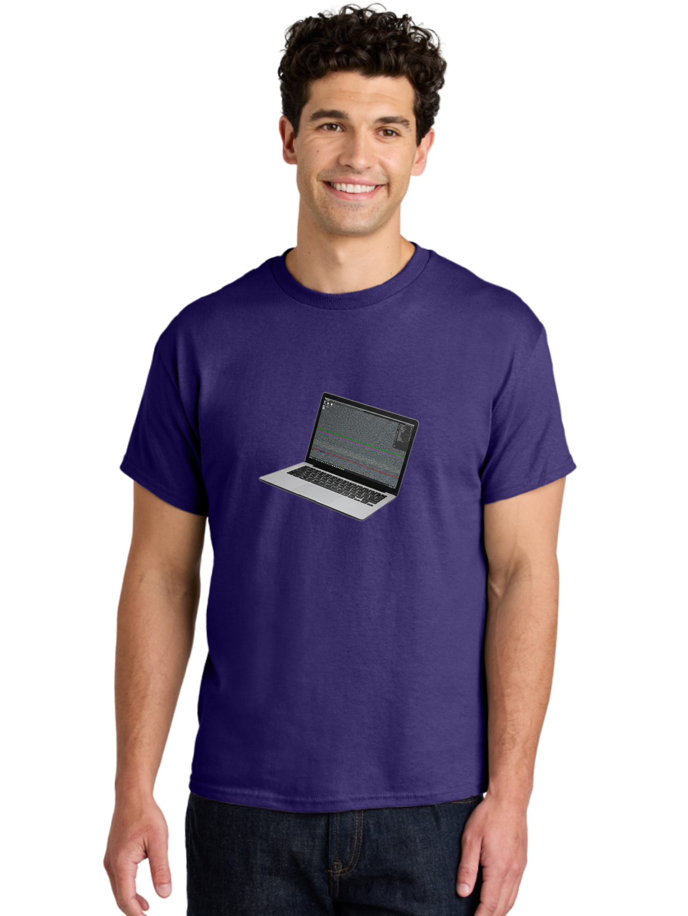 Laptop Men'S Graphic Tee, 100% Cotton, Comfortable Casual Summer Wear, Machine Washable, Vintage Camera, Old Camera, Antique Camera, Black Camera, Classic Photography, Photography Equipment, Nostalgic Device, Film Camera, Camera Art Bam731