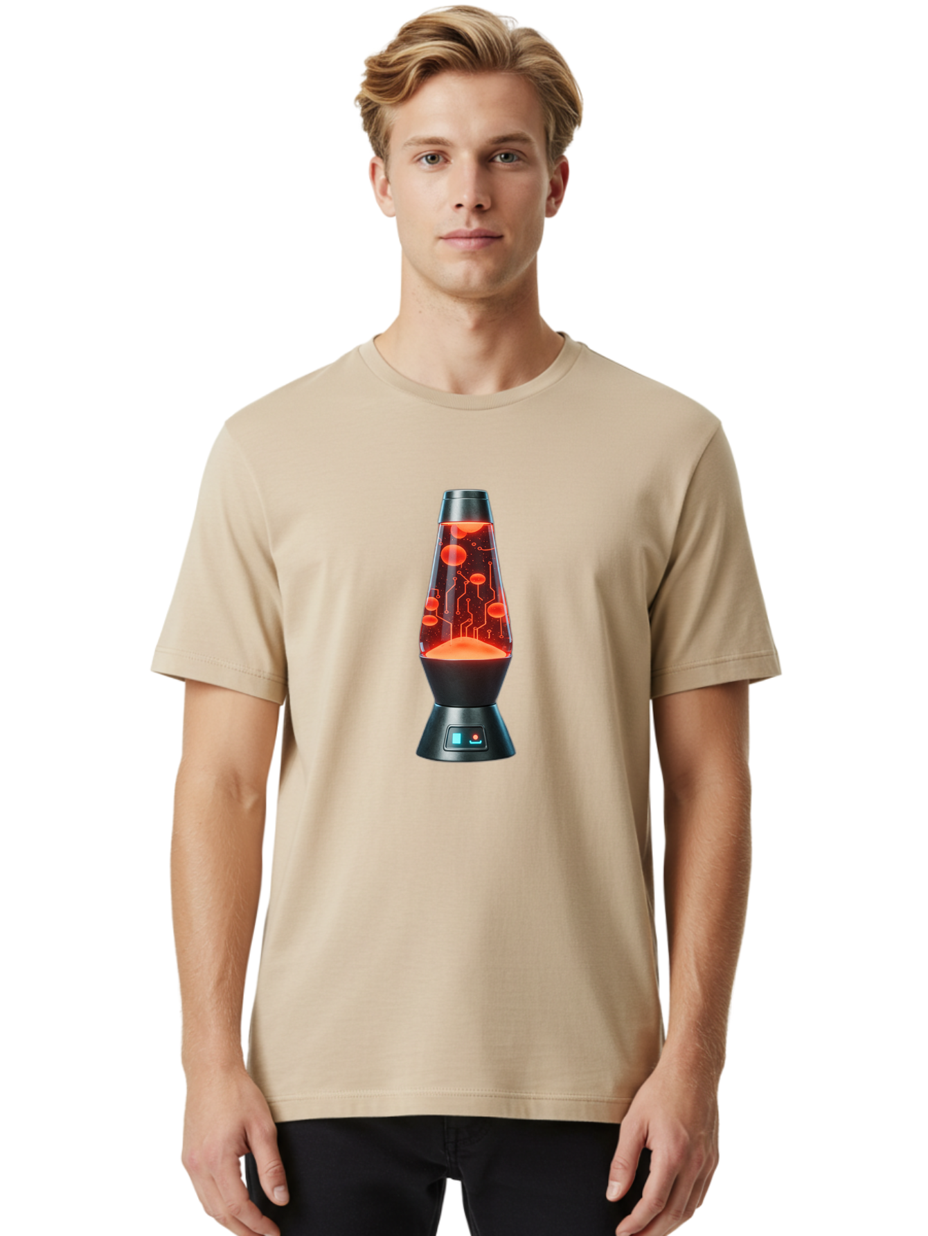 Lava-Lamp-11 Men'S Graphic Tee, 100% Cotton, Comfortable Casual Summer Wear, Machine Washable, Vintage Camera, Old Camera, Antique Camera, Black Camera, Classic Photography, Photography Equipment, Nostalgic Device, Film Camera, Camera Art Bam734
