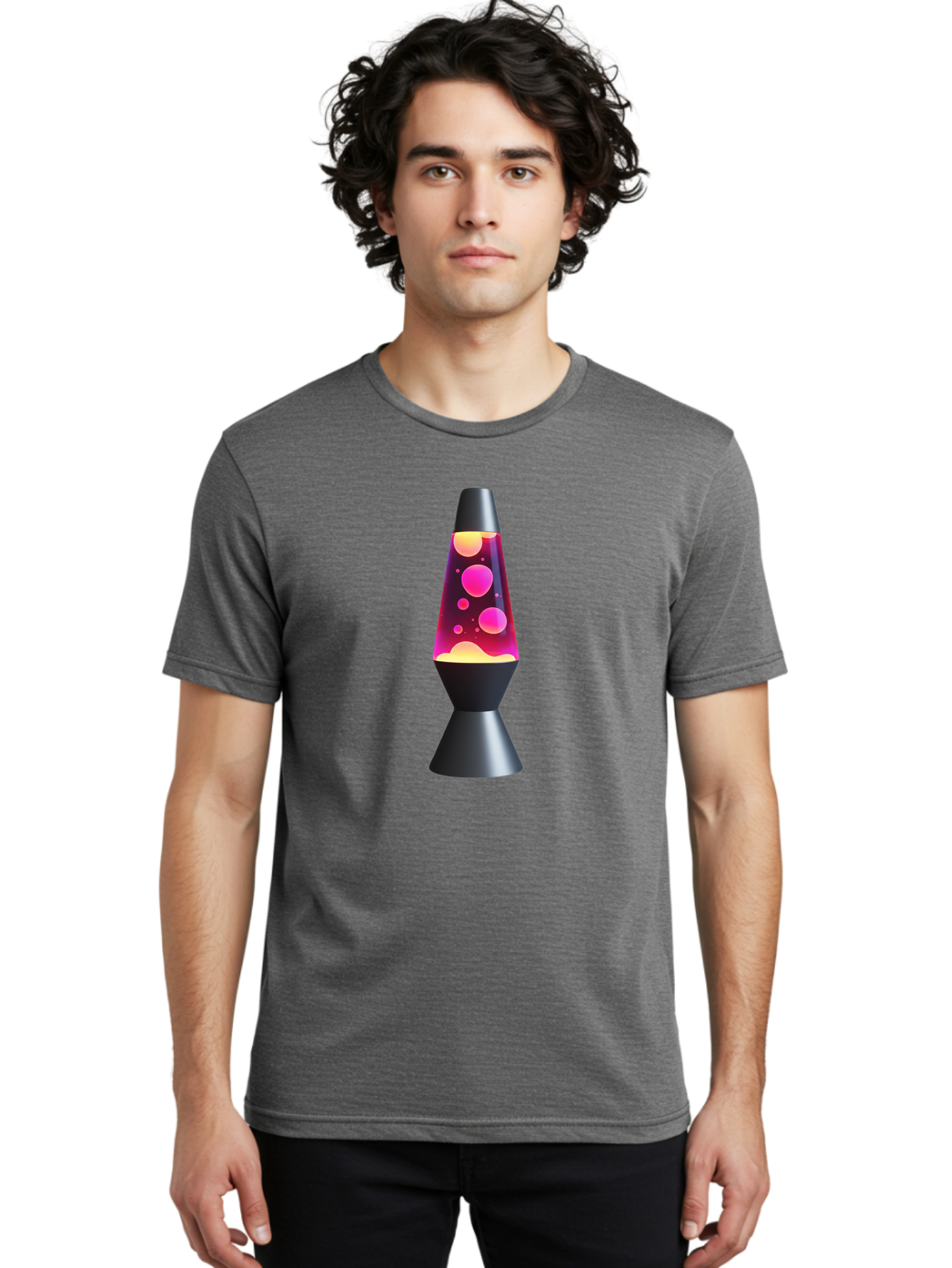Lava-Lamp-2 Men'S Graphic Tee, 100% Cotton, Comfortable Casual Summer Wear, Machine Washable, Vintage Camera, Old Camera, Antique Camera, Black Camera, Classic Photography, Photography Equipment, Nostalgic Device, Film Camera, Camera Art Bam738