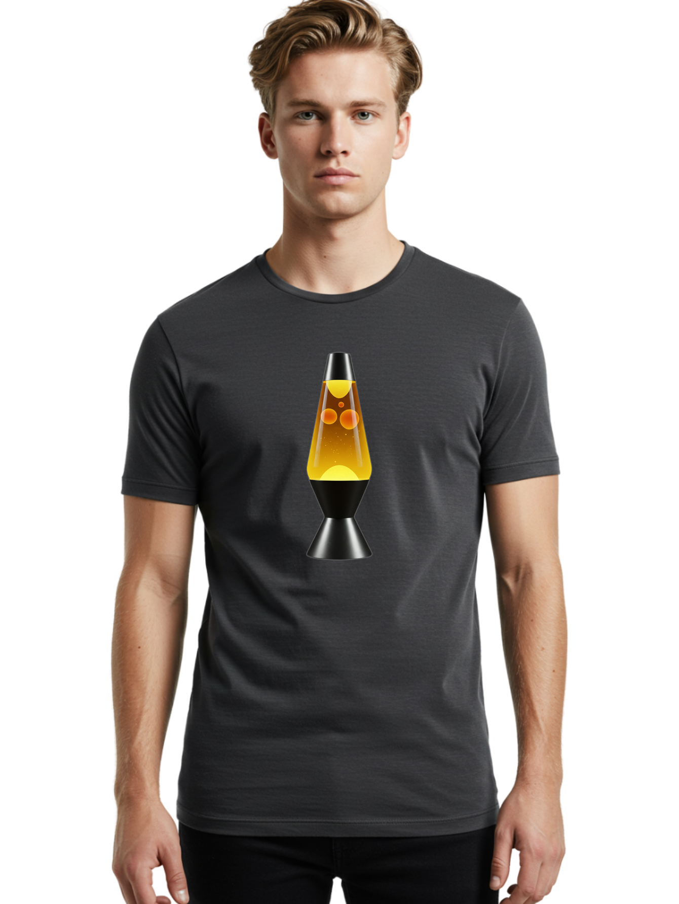 Lava-Lamp-3 Men'S Graphic Tee, 100% Cotton, Comfortable Casual Summer Wear, Machine Washable, Vintage Camera, Old Camera, Antique Camera, Black Camera, Classic Photography, Photography Equipment, Nostalgic Device, Film Camera, Camera Art Bam739