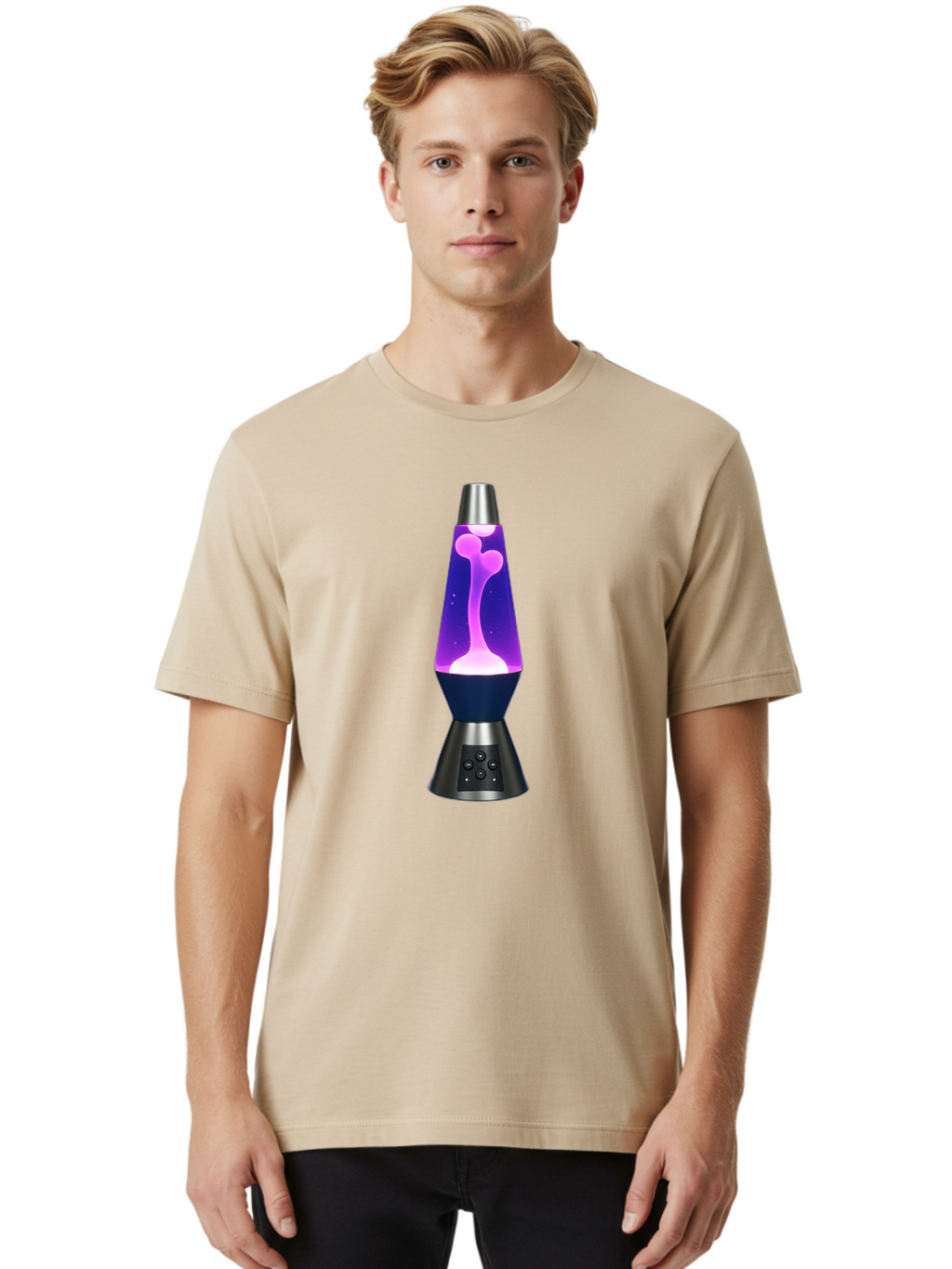 Lava-Lamp-4 Men'S Graphic Tee, 100% Cotton, Comfortable Casual Summer Wear, Machine Washable, Vintage Camera, Old Camera, Antique Camera, Black Camera, Classic Photography, Photography Equipment, Nostalgic Device, Film Camera, Camera Art Bam740