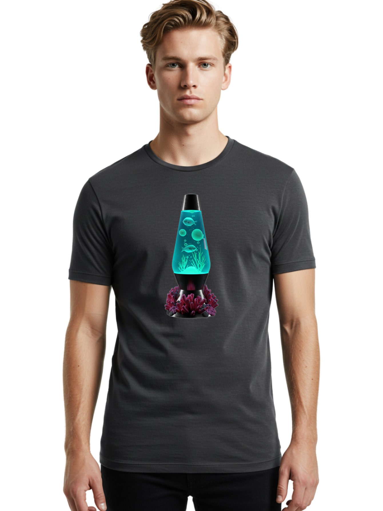 Lava-Lamp-8 Men'S Graphic Tee, 100% Cotton, Comfortable Casual Summer Wear, Machine Washable, Vintage Camera, Old Camera, Antique Camera, Black Camera, Classic Photography, Photography Equipment, Nostalgic Device, Film Camera, Camera Art Bam744