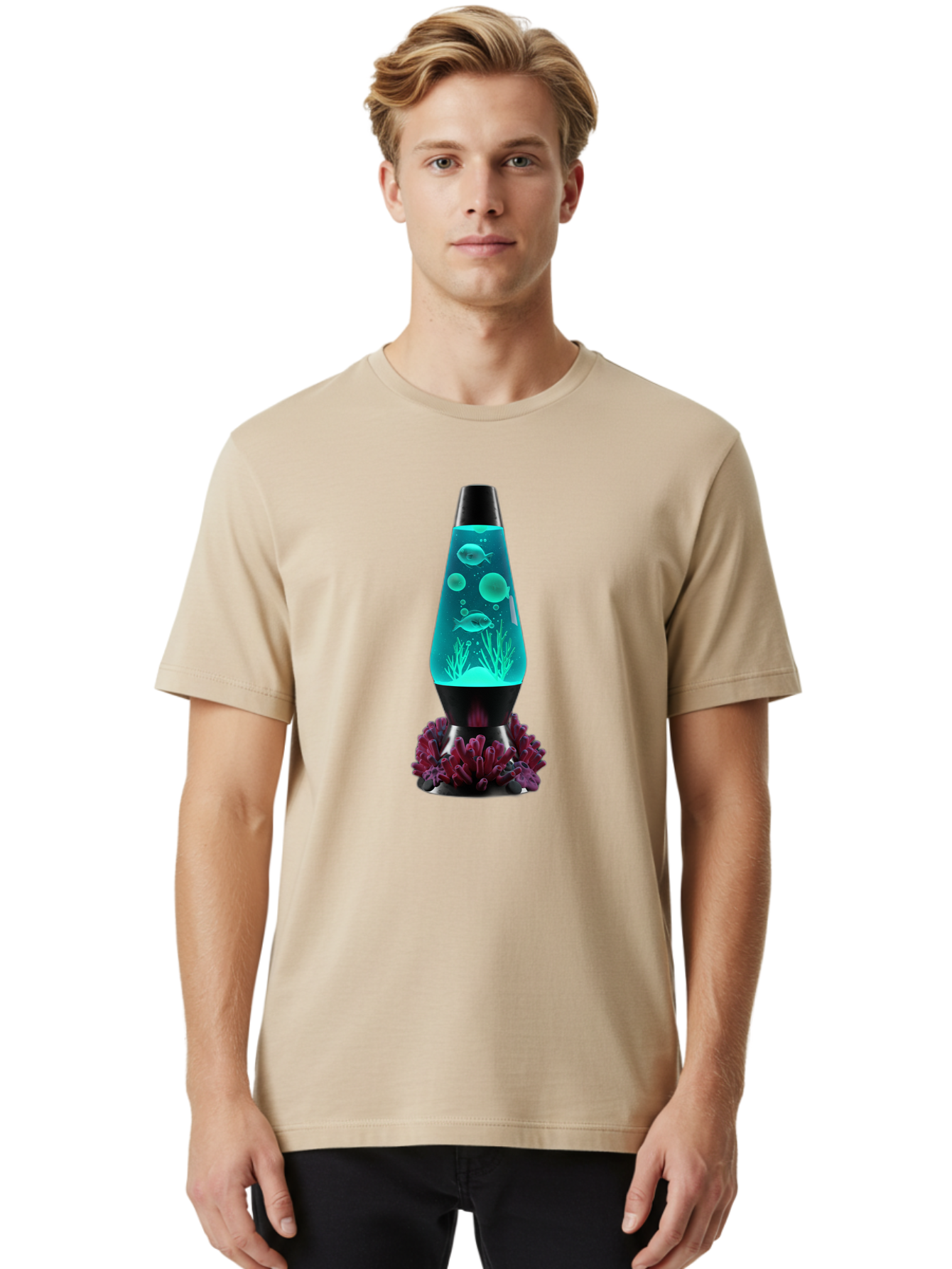 Lava-Lamp-8 Men'S Graphic Tee, 100% Cotton, Comfortable Casual Summer Wear, Machine Washable, Vintage Camera, Old Camera, Antique Camera, Black Camera, Classic Photography, Photography Equipment, Nostalgic Device, Film Camera, Camera Art Bam744