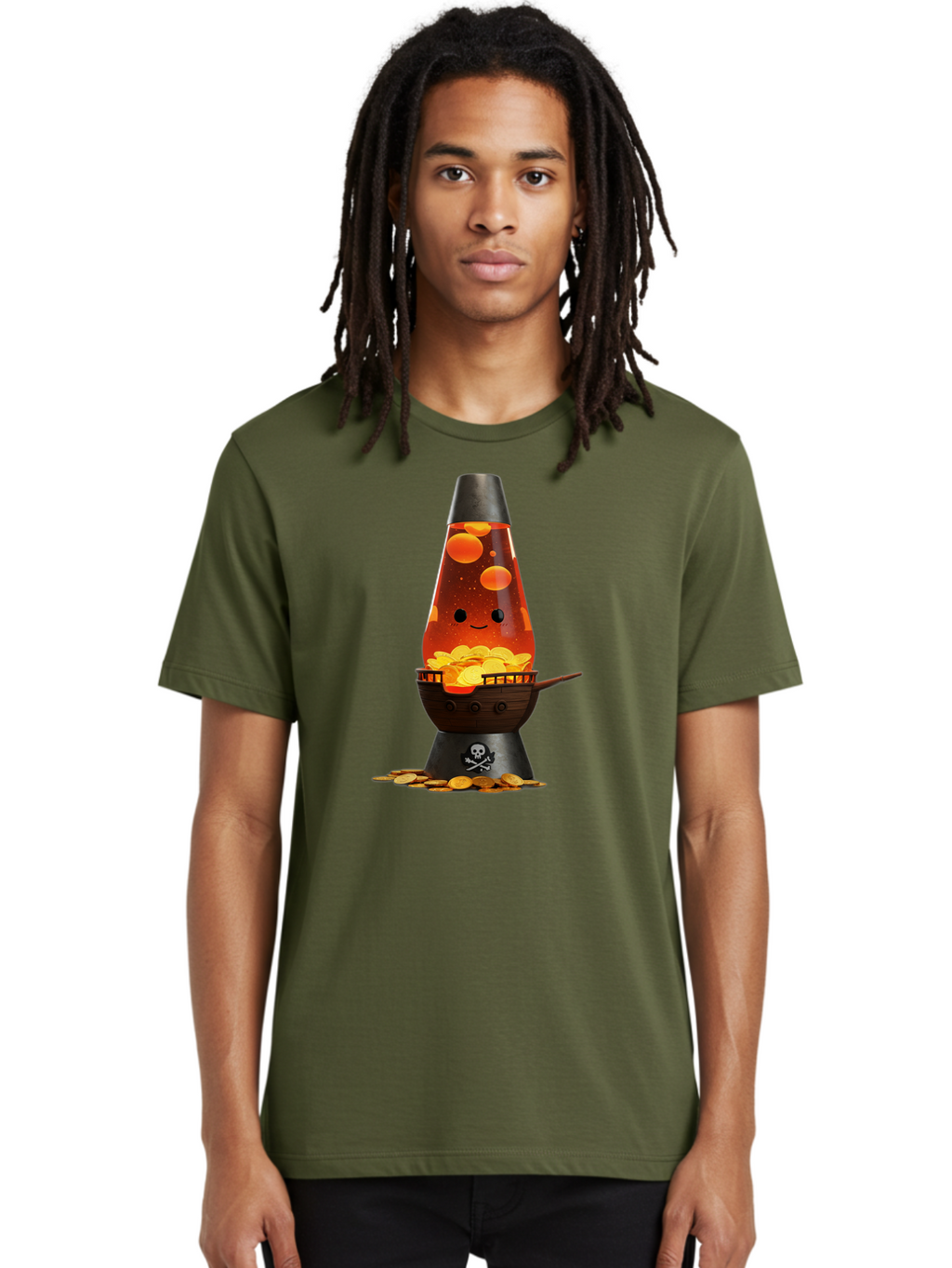 Lava-Lamp-Pirate-S-Treasure Men'S Graphic Tee, 100% Cotton, Comfortable Casual Summer Wear, Machine Washable, Vintage Camera, Old Camera, Antique Camera, Black Camera, Classic Photography, Photography Equipment, Nostalgic Device, Film Camera, Bam748