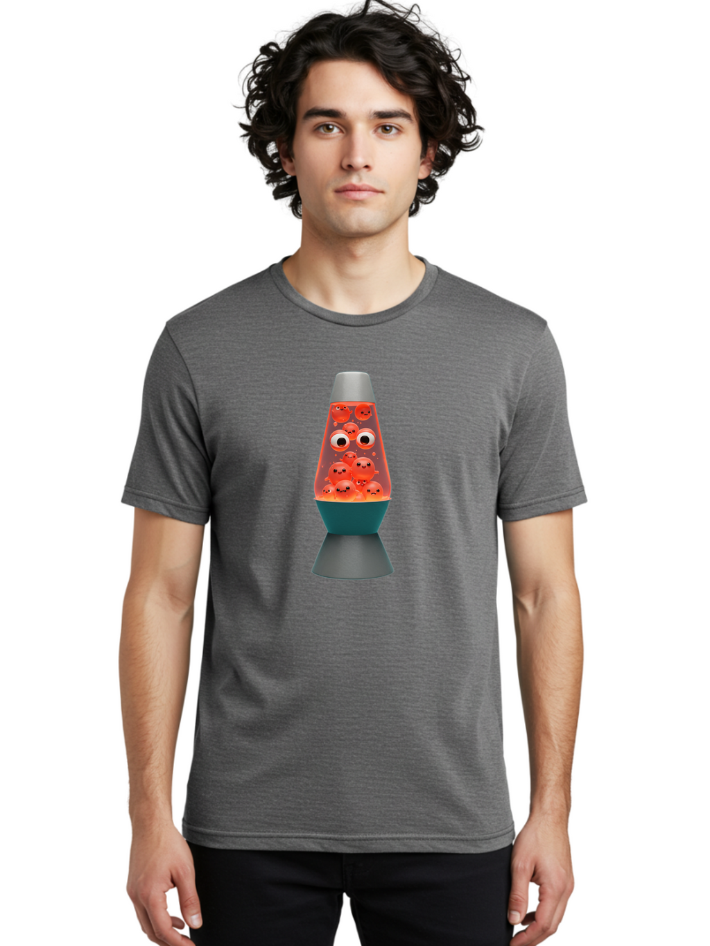 Lava-Lamp-With-Emojis Men'S Graphic Tee, 100% Cotton, Comfortable Casual Summer Wear, Machine Washable, Vintage Camera, Old Camera, Antique Camera, Black Camera, Classic Photography, Photography Equipment, Nostalgic Device, Film Camera, Bam749