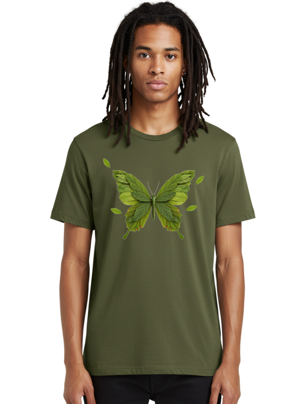 Leaf-Butterfly Men'S Graphic Tee, 100% Cotton, Comfortable Casual Summer Wear, Machine Washable, Vintage Camera, Old Camera, Antique Camera, Black Camera, Classic Photography, Photography Equipment, Nostalgic Device, Film Camera, Camera Art Bam753