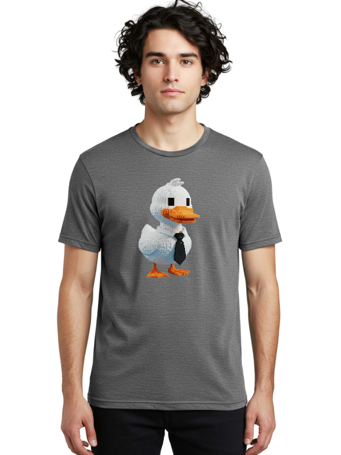 Lego-Duck Men'S Graphic Tee, 100% Cotton, Comfortable Casual Summer Wear, Machine Washable, Vintage Camera, Old Camera, Antique Camera, Black Camera, Classic Photography, Photography Equipment, Nostalgic Device, Film Camera, Camera Art Bam756