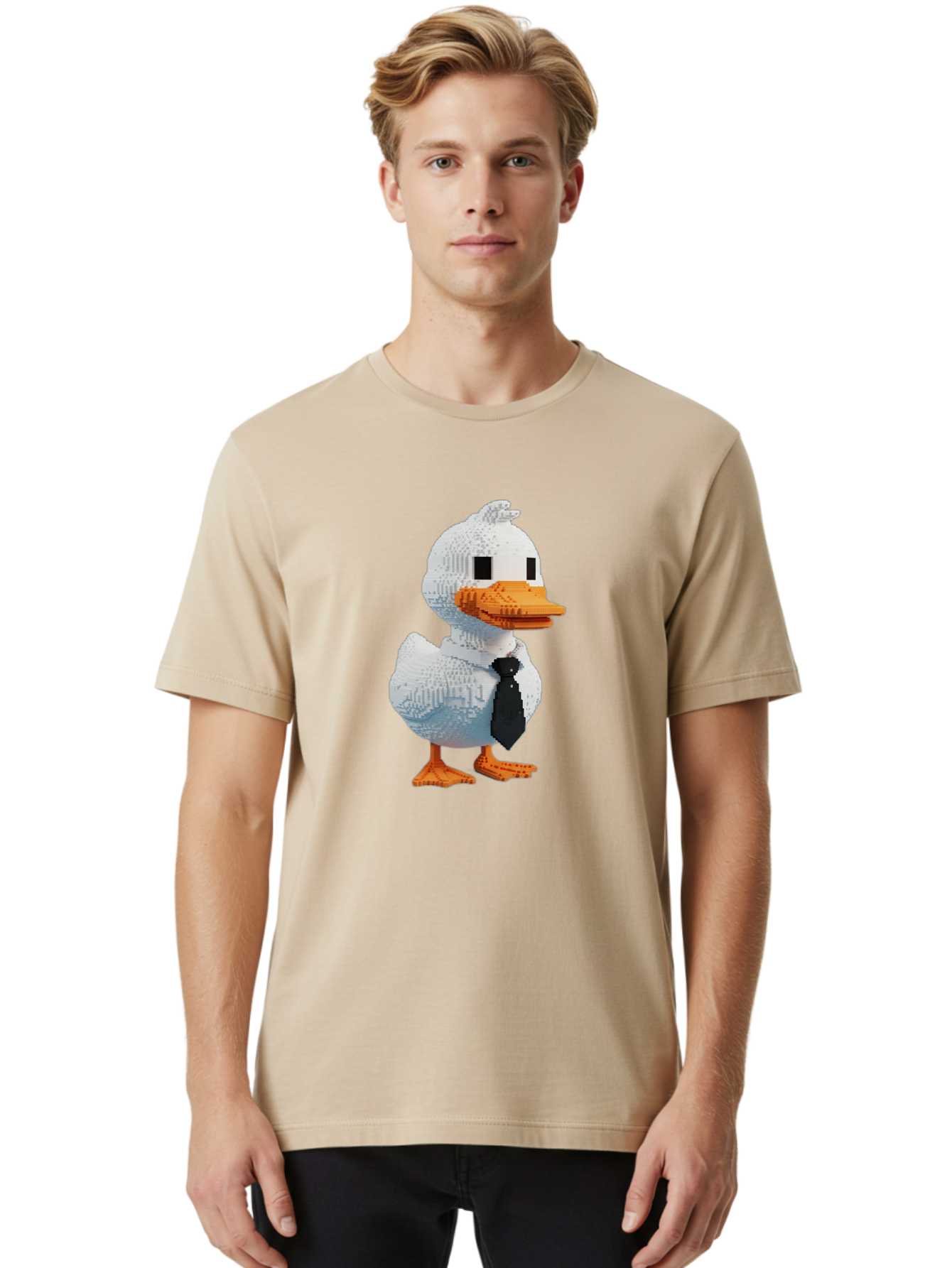 Lego-Duck Men'S Graphic Tee, 100% Cotton, Comfortable Casual Summer Wear, Machine Washable, Vintage Camera, Old Camera, Antique Camera, Black Camera, Classic Photography, Photography Equipment, Nostalgic Device, Film Camera, Camera Art Bam756
