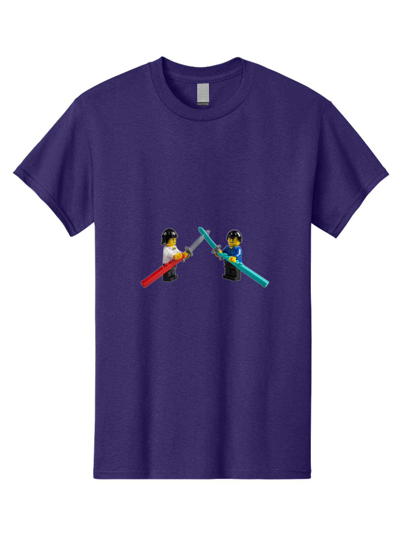 Lego-Minifigures-Sword-Fight Men'S Graphic Tee, 100% Cotton, Comfortable Casual Summer Wear, Machine Washable, Vintage Camera, Old Camera, Antique Camera, Black Camera, Classic Photography, Photography Equipment, Nostalgic Device, Film Camera, Bam757