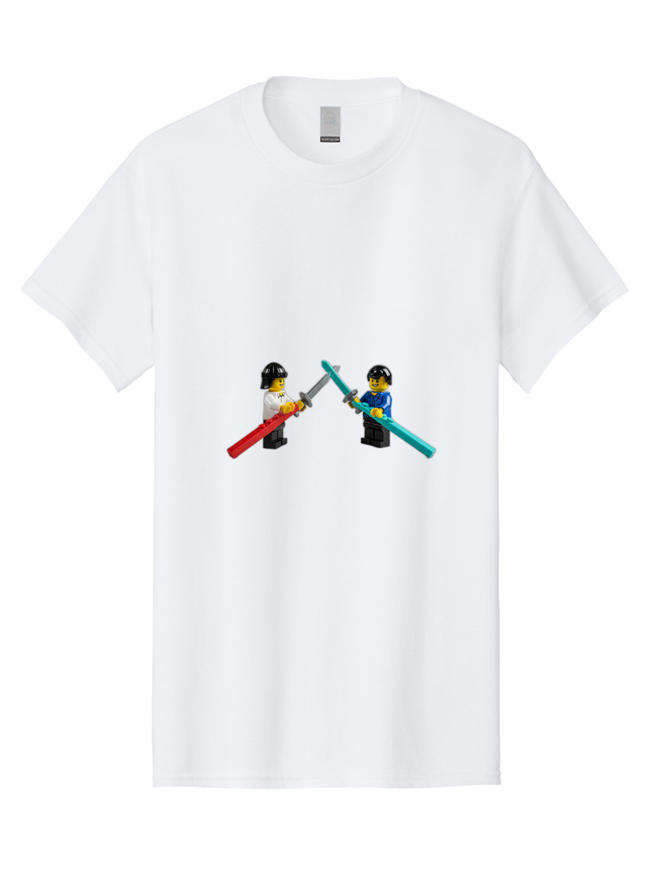 Lego-Minifigures-Sword-Fight Men'S Graphic Tee, 100% Cotton, Comfortable Casual Summer Wear, Machine Washable, Vintage Camera, Old Camera, Antique Camera, Black Camera, Classic Photography, Photography Equipment, Nostalgic Device, Film Camera, Bam757