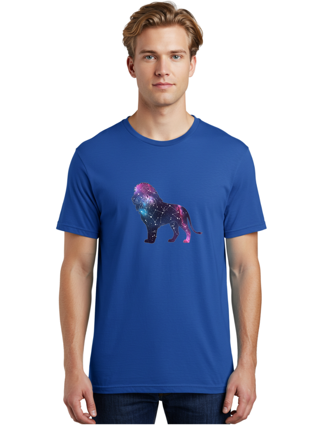 Leo-Constellation-Lion Men'S Graphic Tee, 100% Cotton, Comfortable Casual Summer Wear, Machine Washable, Vintage Camera, Old Camera, Antique Camera, Black Camera, Classic Photography, Photography Equipment, Nostalgic Device, Film Camera, Bam760