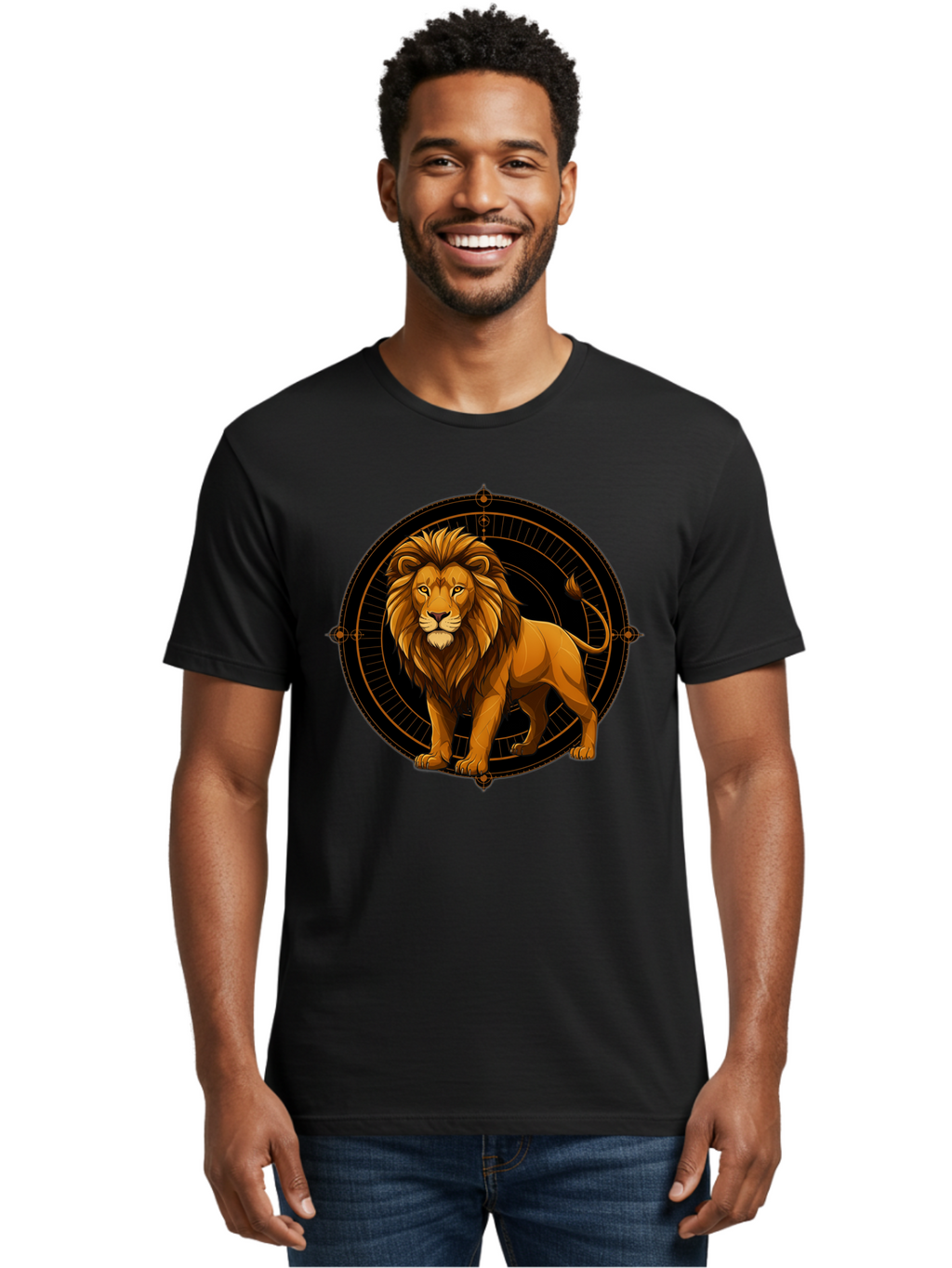 Leo-Zodiac-Sign Men'S Graphic Tee, 100% Cotton, Comfortable Casual Summer Wear, Machine Washable, Vintage Camera, Old Camera, Antique Camera, Black Camera, Classic Photography, Photography Equipment, Nostalgic Device, Film Camera, Camera Art Bam761