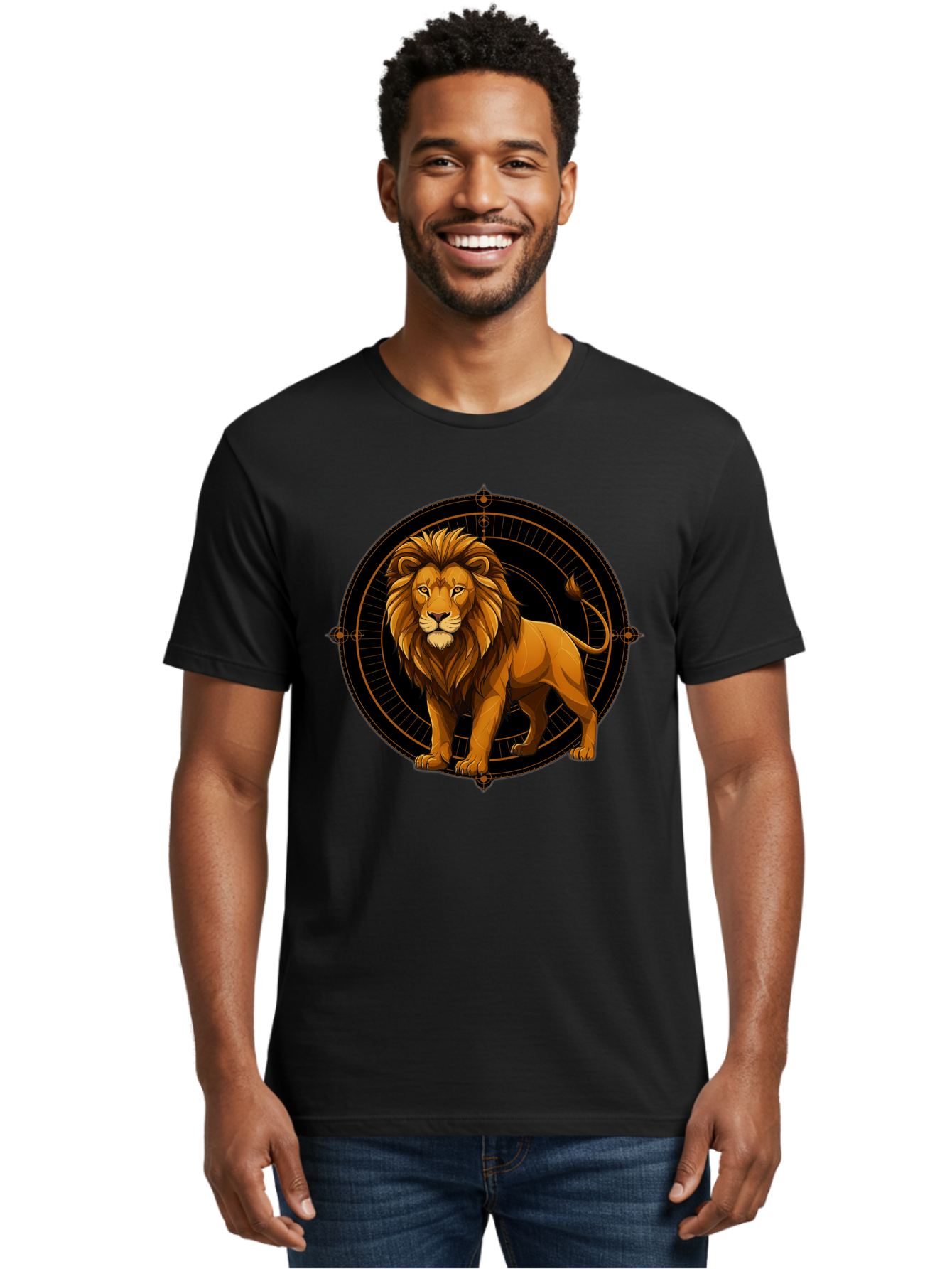 Leo-Zodiac-Sign Men'S Graphic Tee, 100% Cotton, Comfortable Casual Summer Wear, Machine Washable, Vintage Camera, Old Camera, Antique Camera, Black Camera, Classic Photography, Photography Equipment, Nostalgic Device, Film Camera, Camera Art Bam761