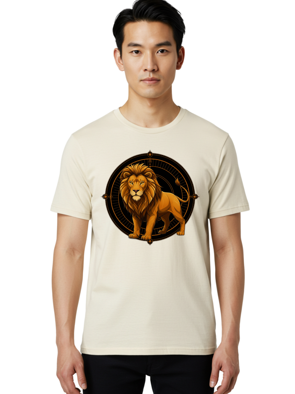 Leo-Zodiac-Sign Men'S Graphic Tee, 100% Cotton, Comfortable Casual Summer Wear, Machine Washable, Vintage Camera, Old Camera, Antique Camera, Black Camera, Classic Photography, Photography Equipment, Nostalgic Device, Film Camera, Camera Art Bam761