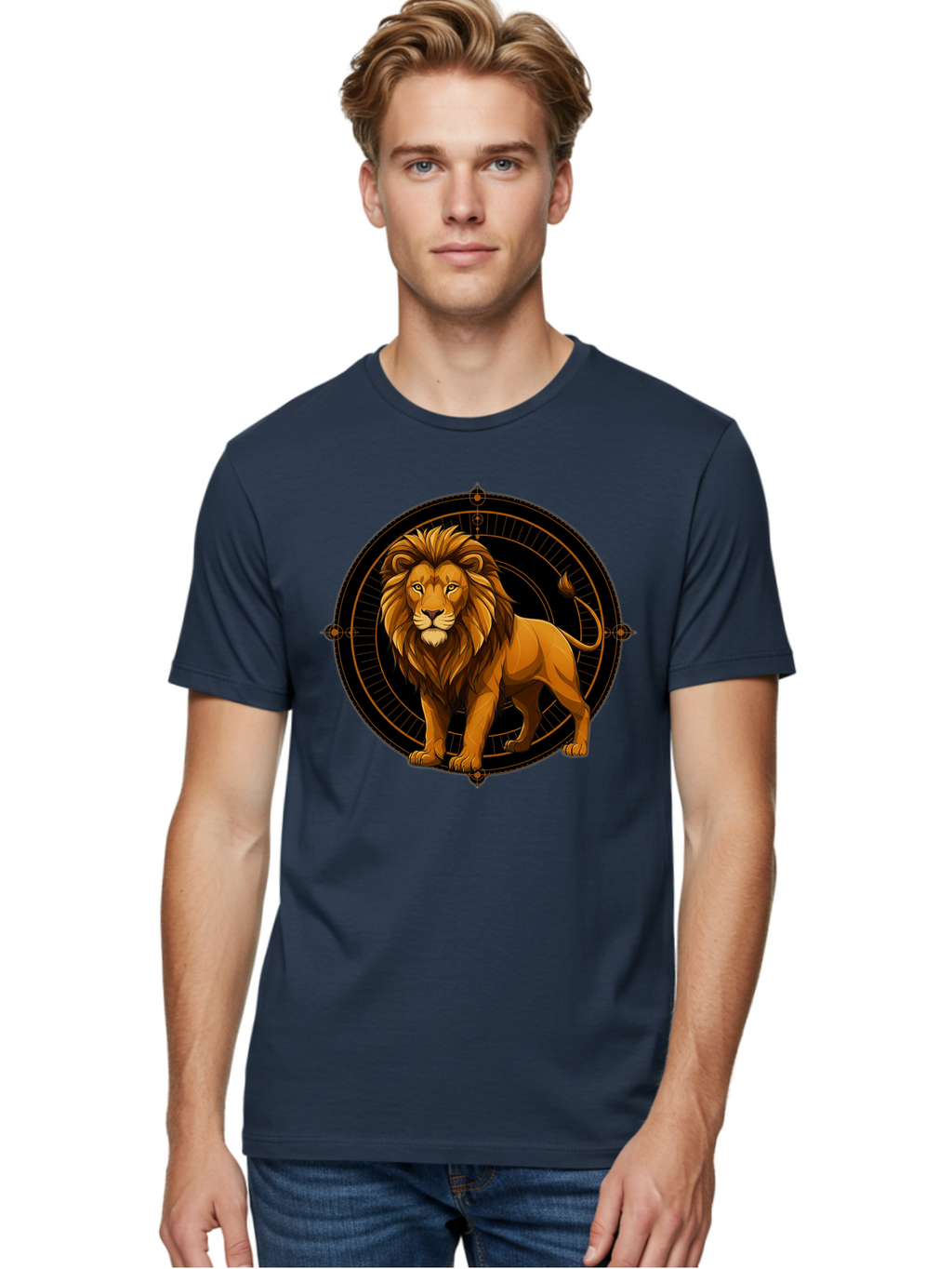 Leo-Zodiac-Sign Men'S Graphic Tee, 100% Cotton, Comfortable Casual Summer Wear, Machine Washable, Vintage Camera, Old Camera, Antique Camera, Black Camera, Classic Photography, Photography Equipment, Nostalgic Device, Film Camera, Camera Art Bam761